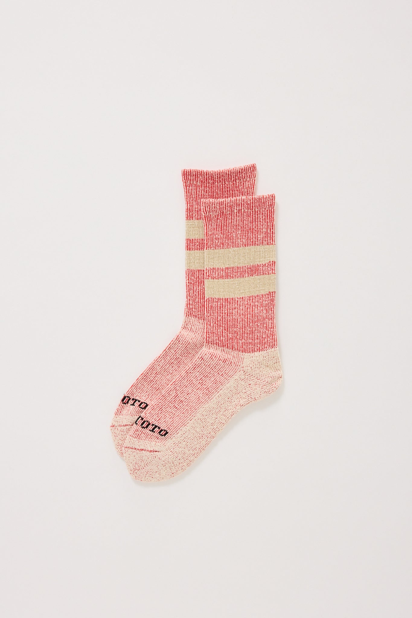 Pile Stripe Marle Red/Beige