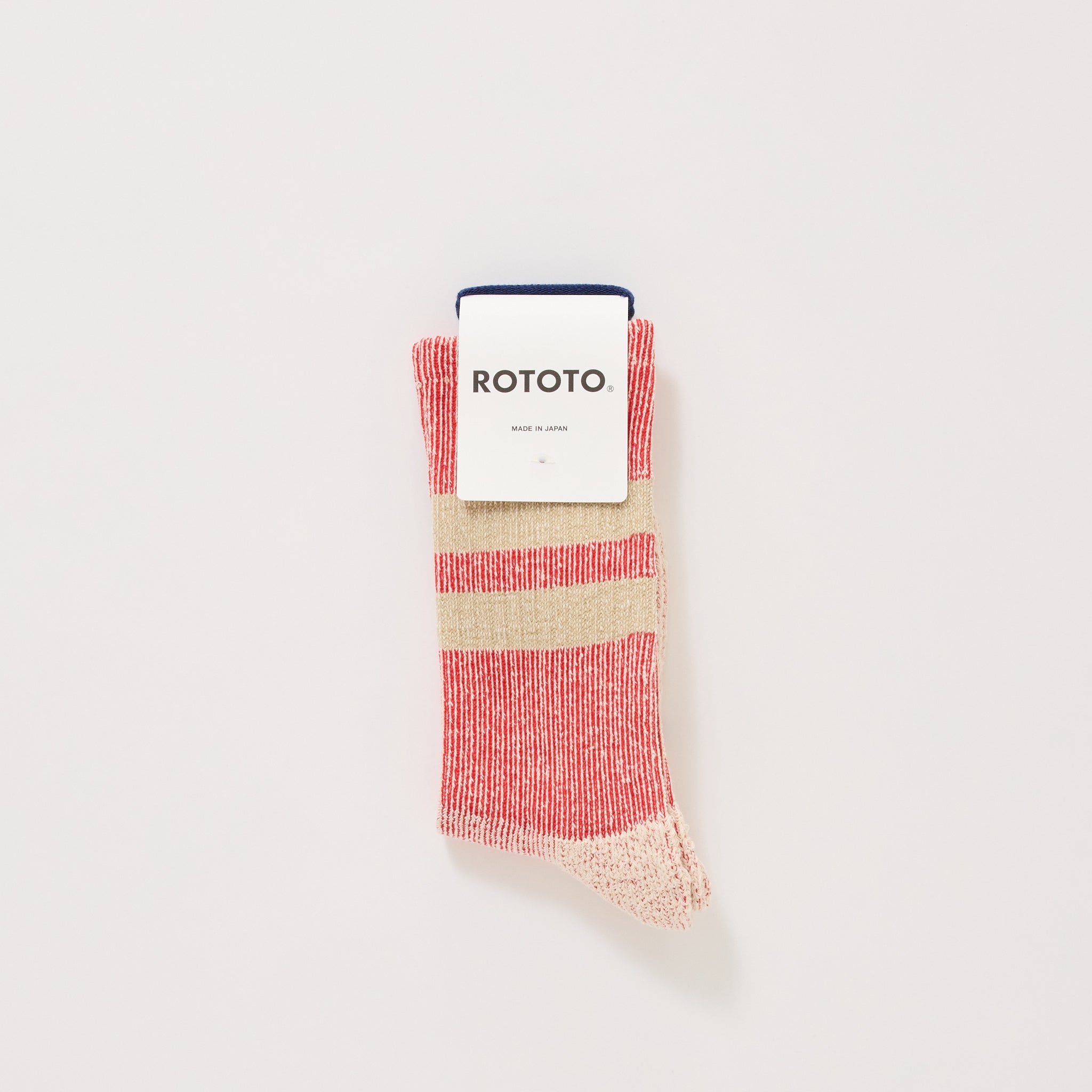 Pile Stripe Marle Red/Beige