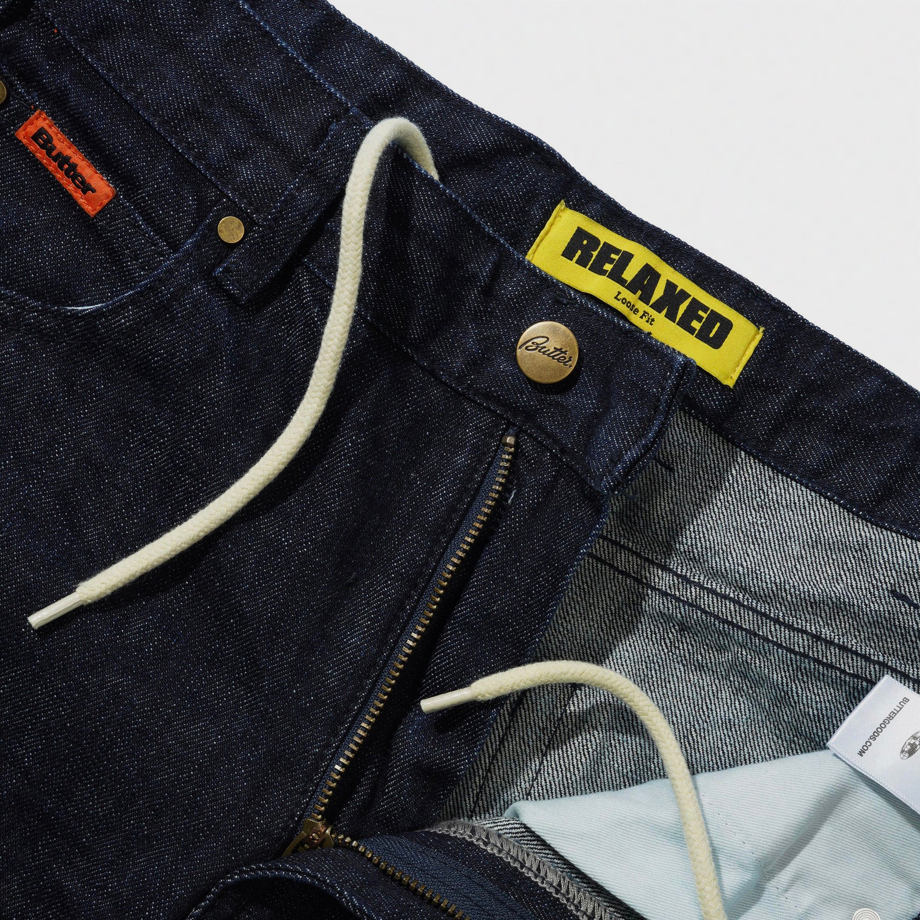 Relaxed Denim Jeans Selvedge Blue