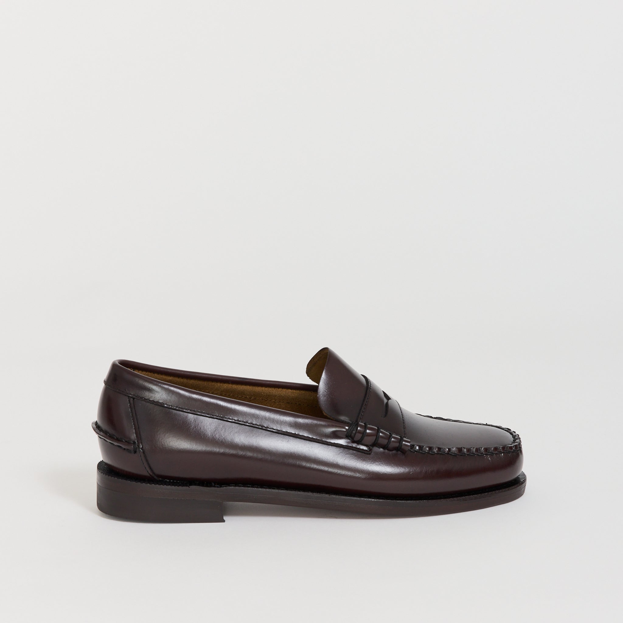 Classic Dan Wide Brown Burgundy