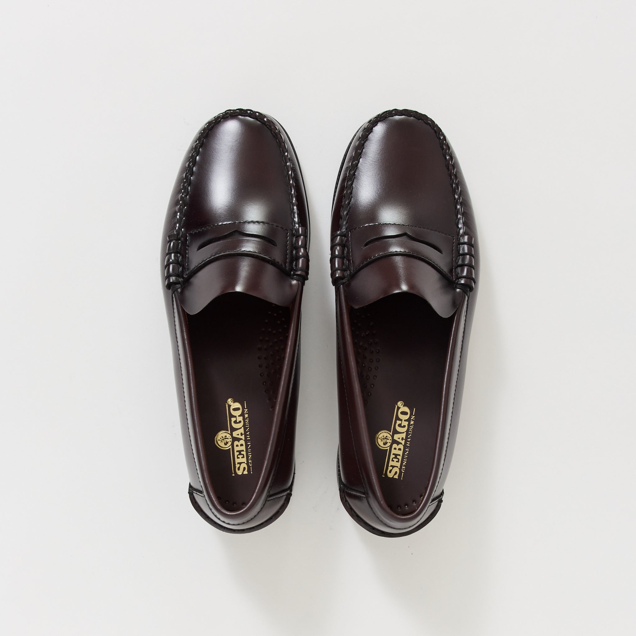 Classic Dan Wide Brown Burgundy