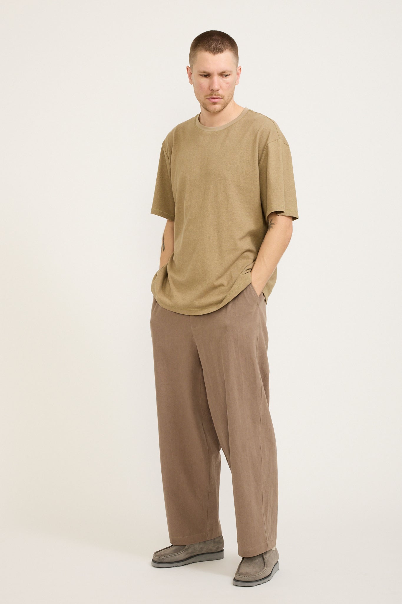 Slow Pant Warm Grey