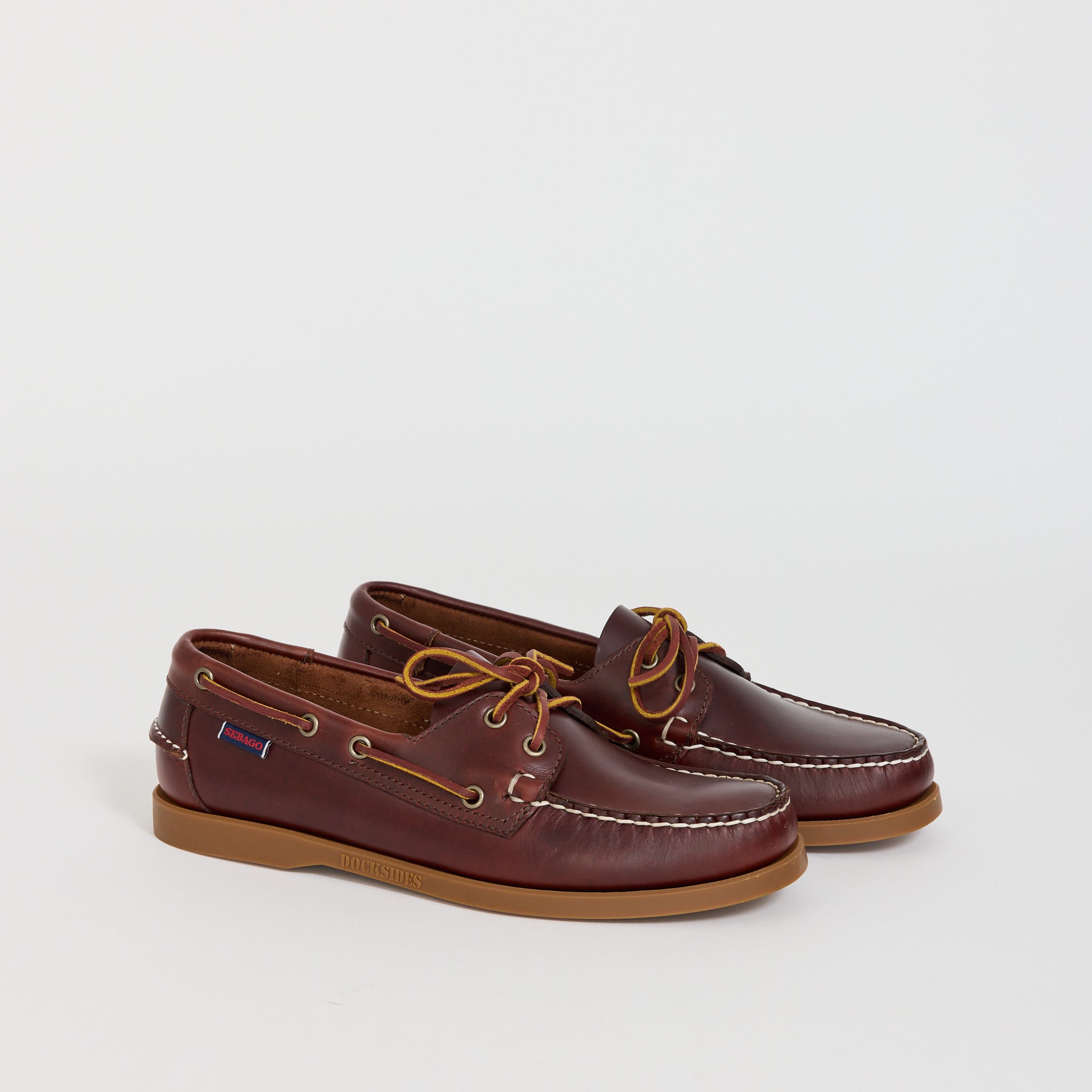 Sebago Docksides Portland Waxed Brown Honey | Maplestore