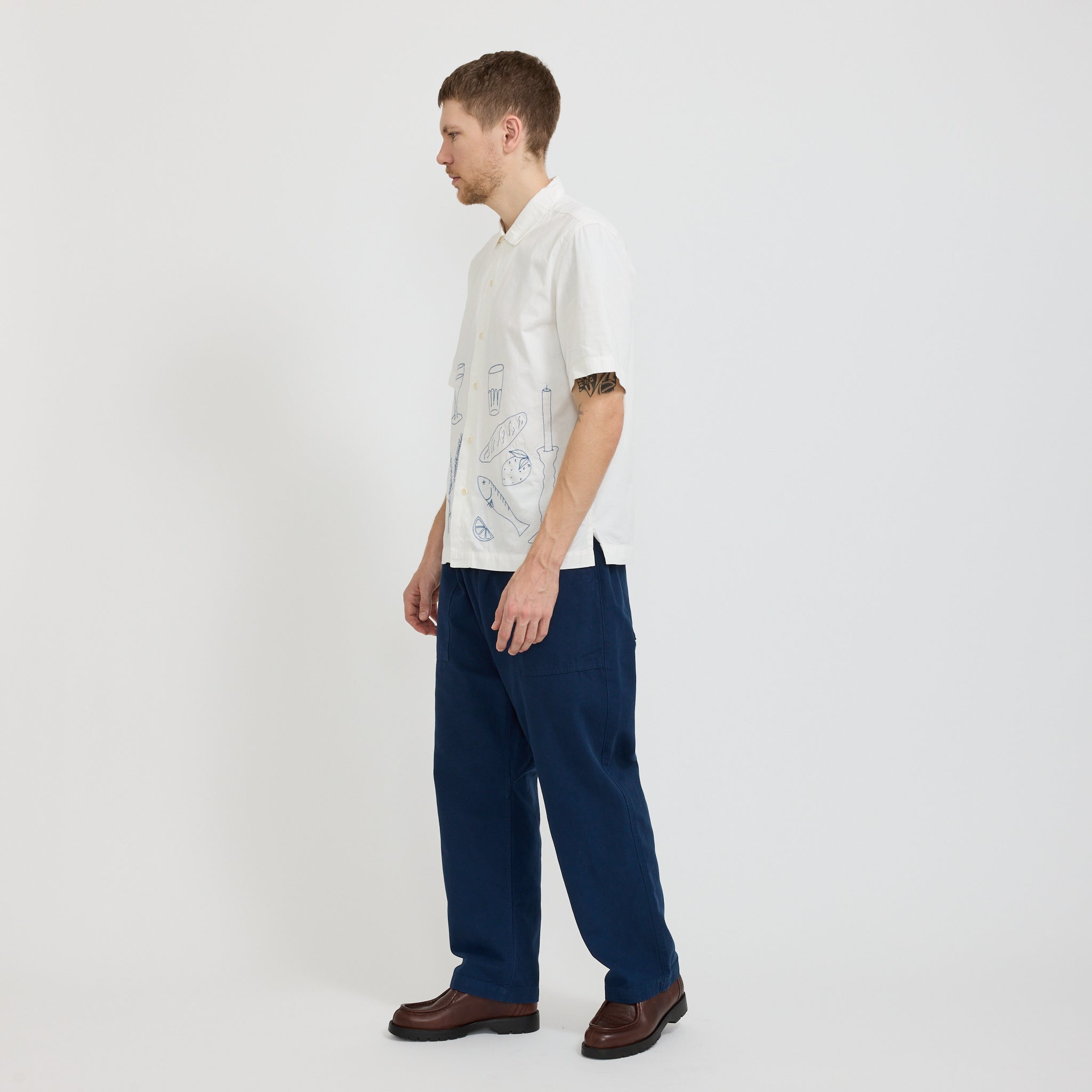 Canvas Chef Pant Navy