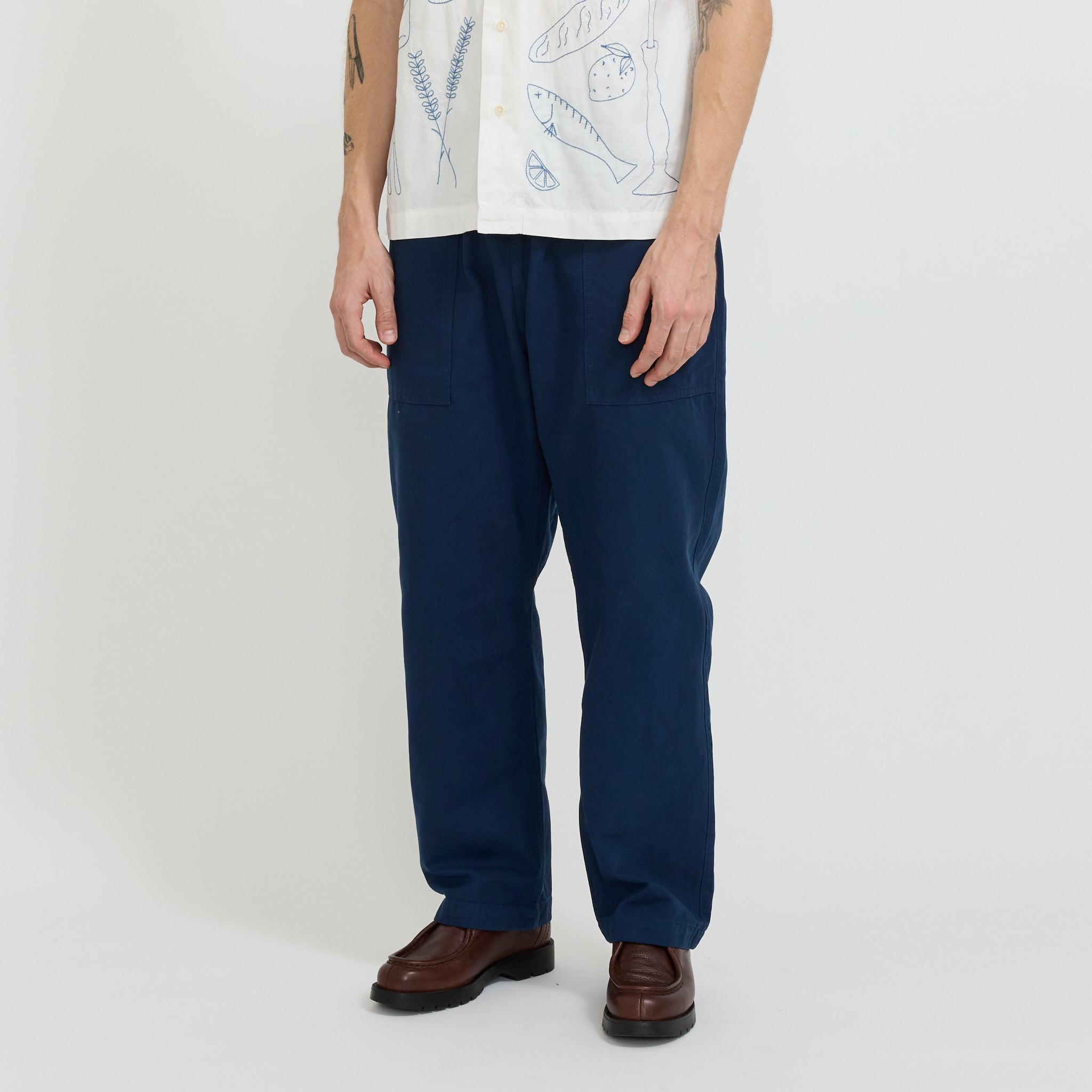 Canvas Chef Pant Navy