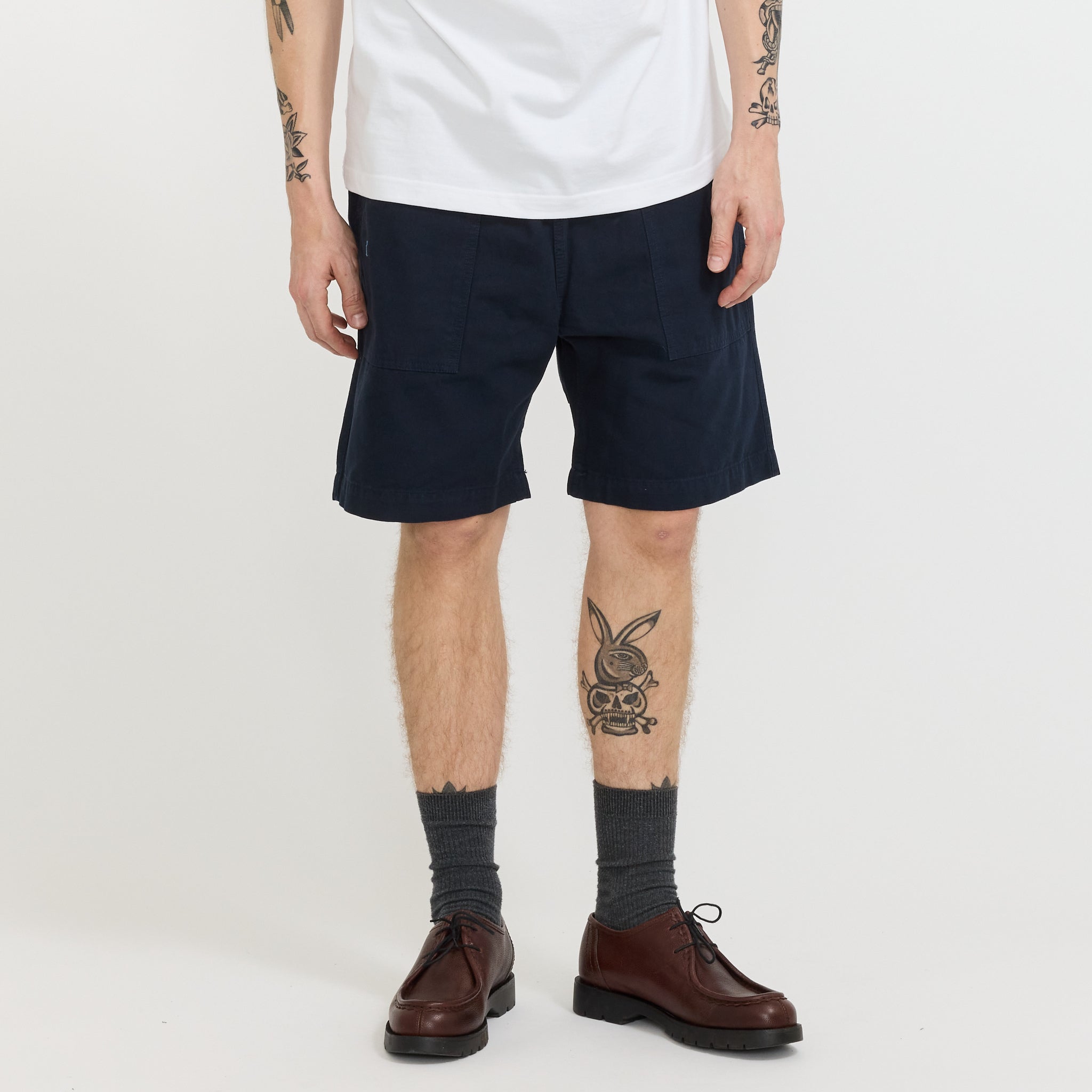 Service Works Canvas Chef Shorts Dark Navy Maplestore
