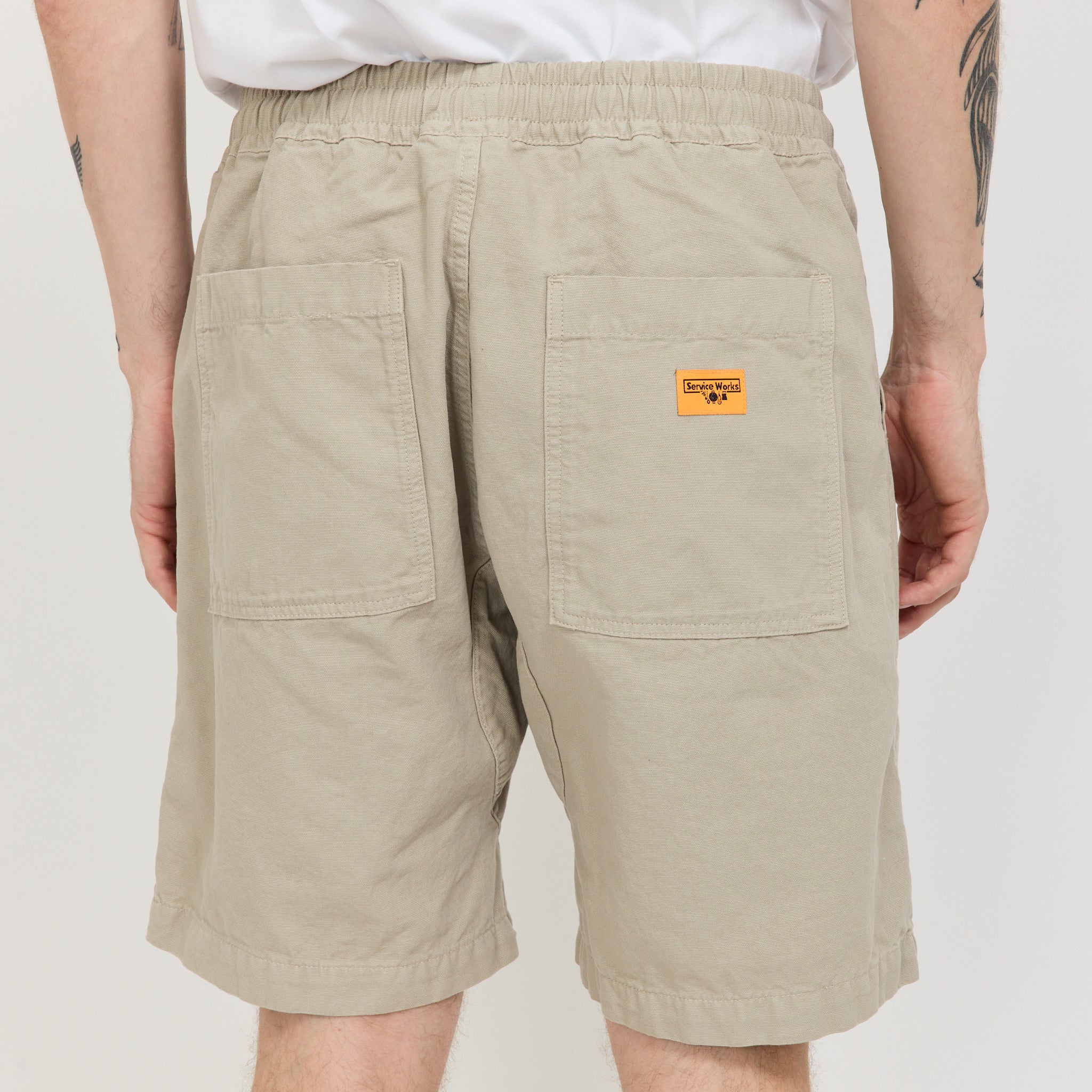 Service Works | Canvas Chef Shorts Stone | Maplestore