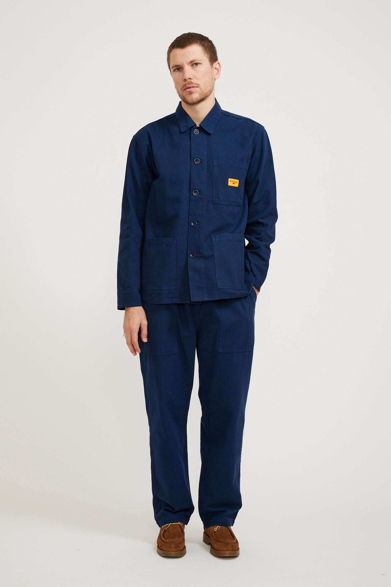 Service Works | Canvas Coverall Jacket Navy | Maplestore