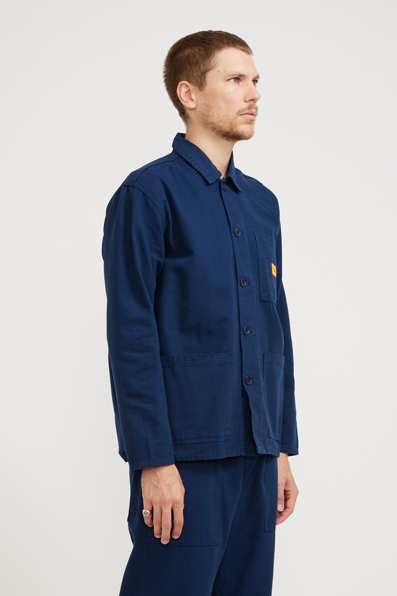 Service Works | Canvas Coverall Jacket Navy | Maplestore