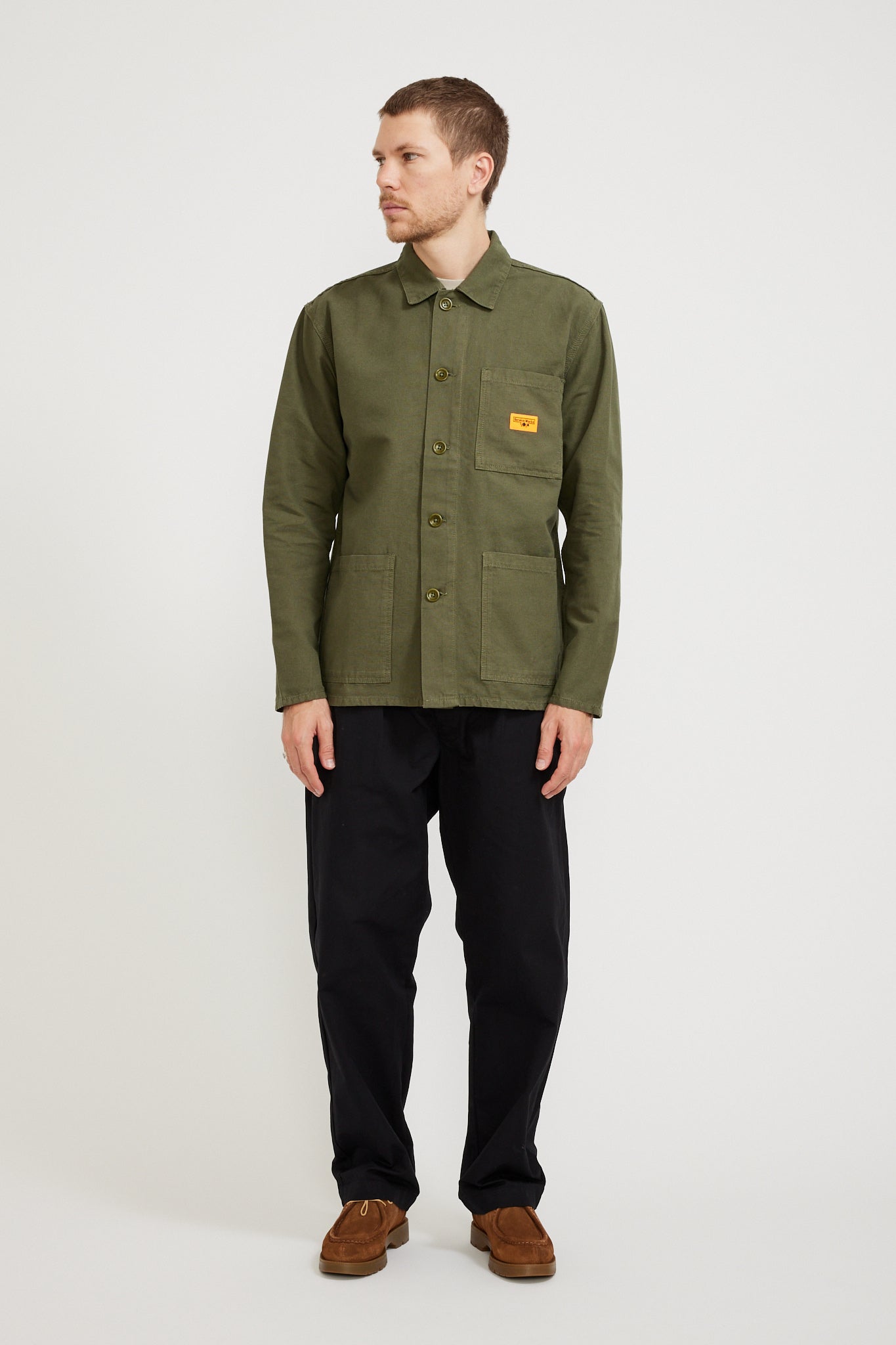 Service Works Canvas Coverall Jacket Olive | Maplestore