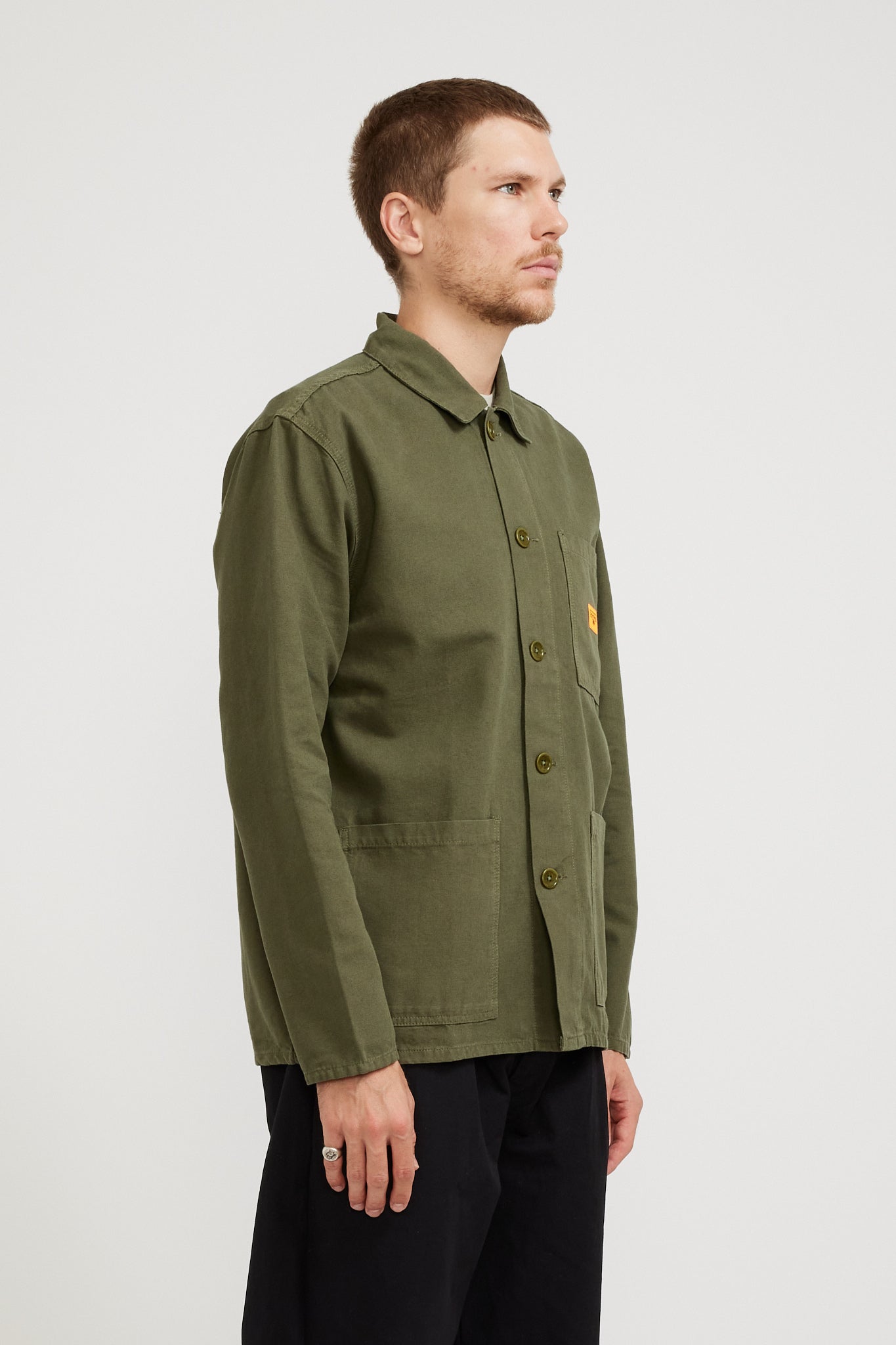 Service Works | Canvas Coverall Jacket Olive | Maplestore