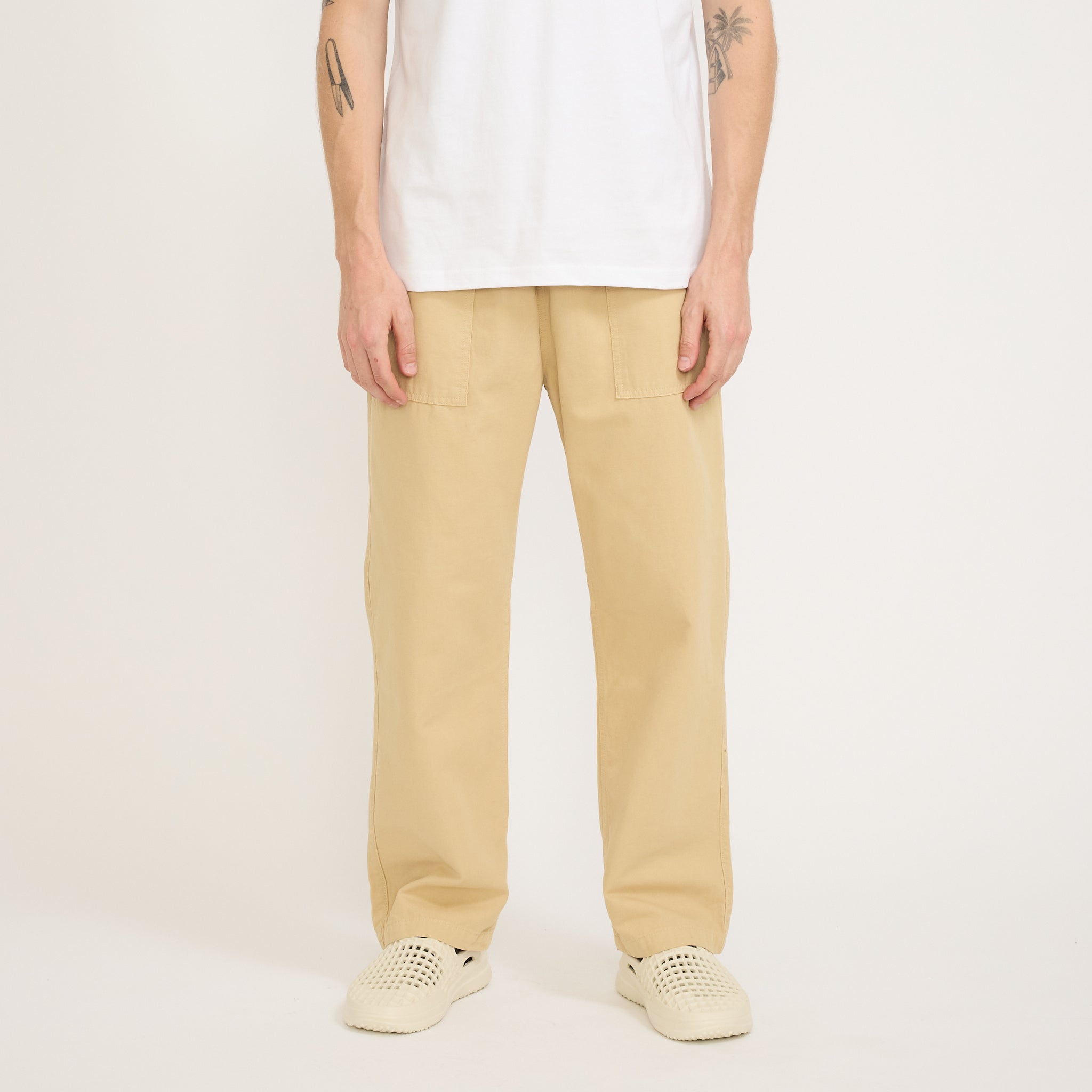Canvas Chef Pant Pale Khaki