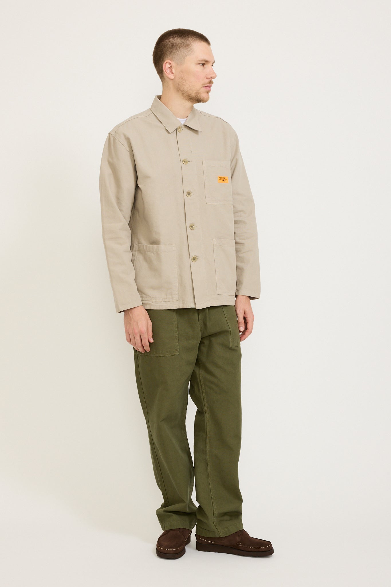 Classic Coverall Jacket Stone