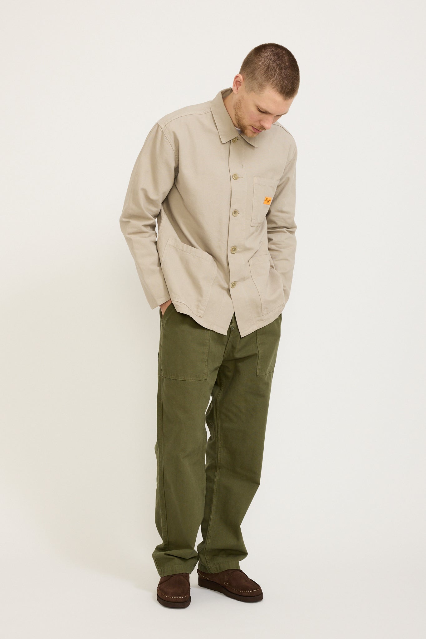 Classic Coverall Jacket Stone