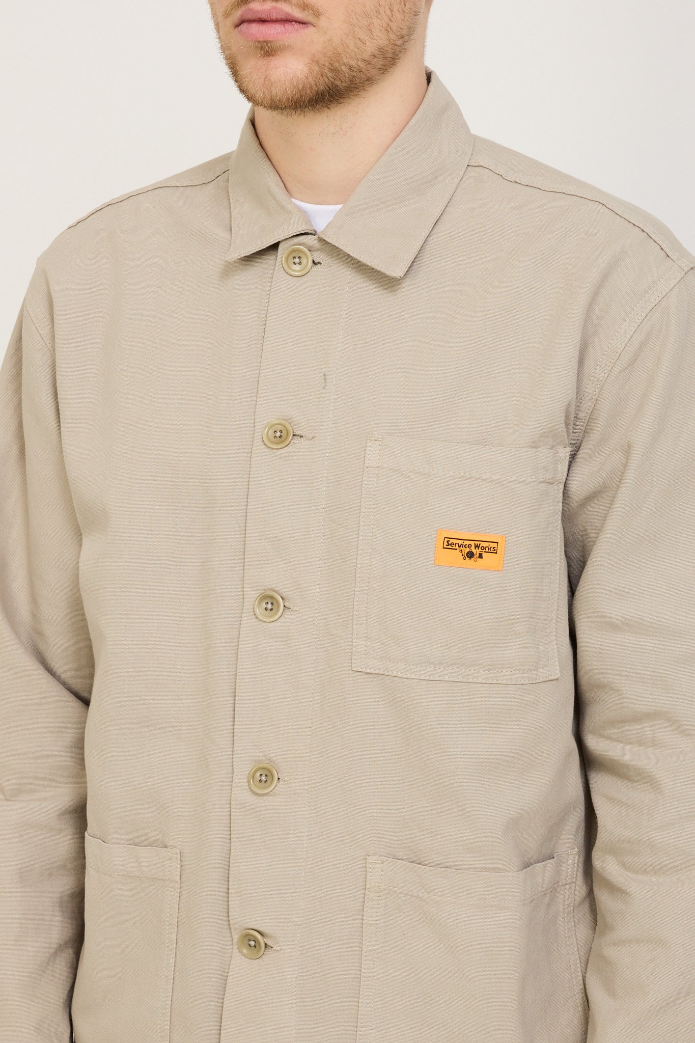 Classic Coverall Jacket Stone