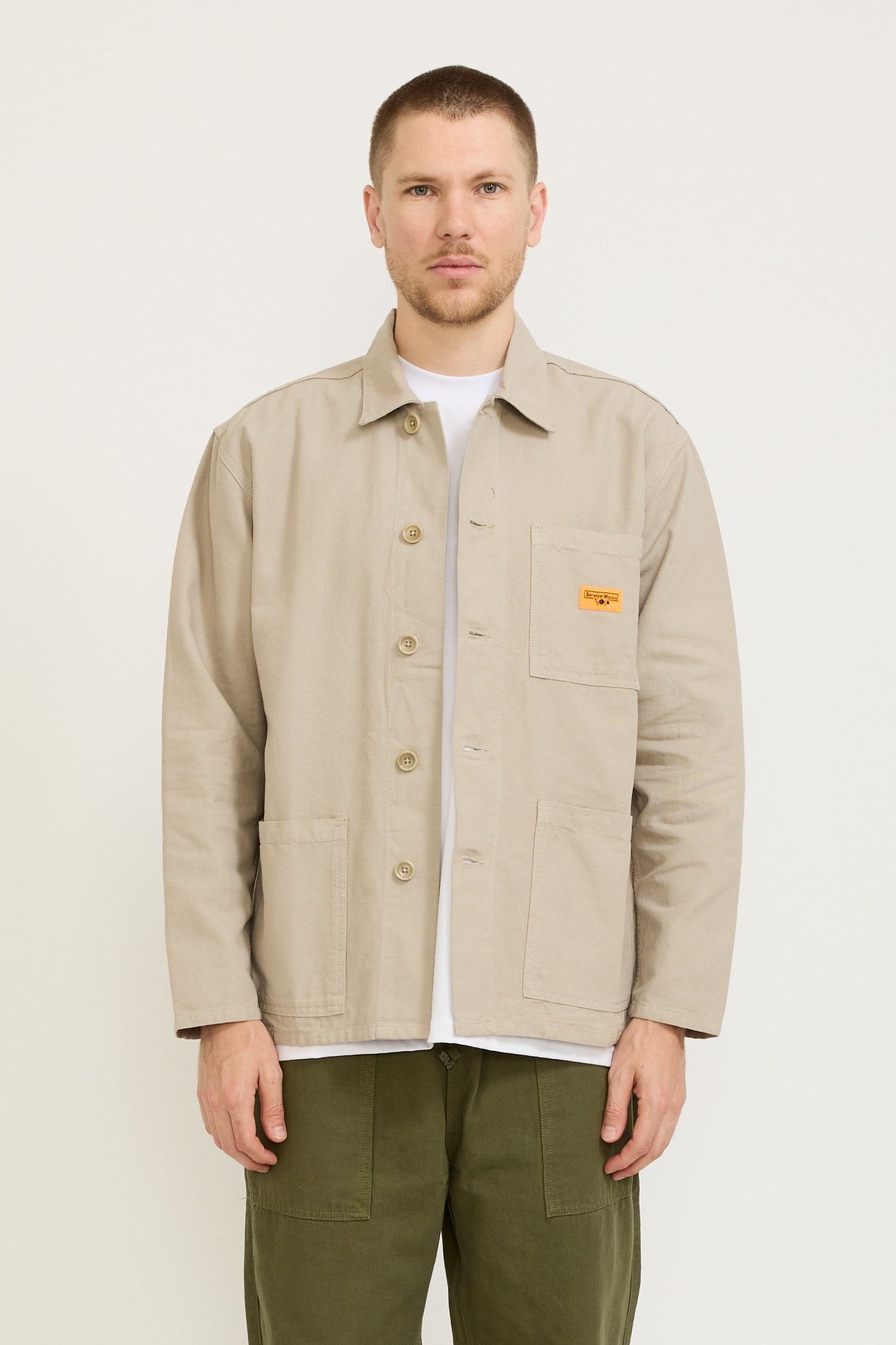 Classic Coverall Jacket Stone