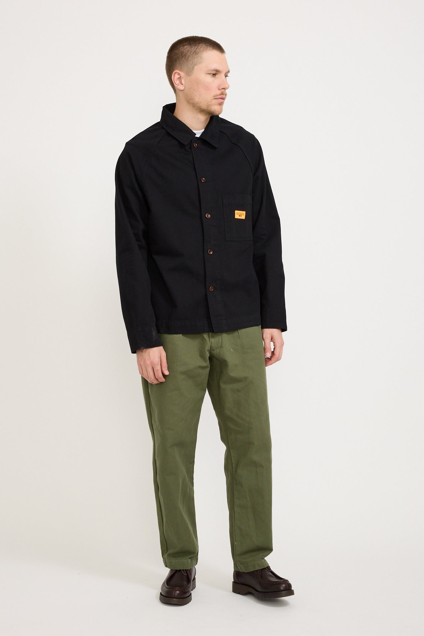 Service Works | Herringbone FOH Jacket Black | Maplestore