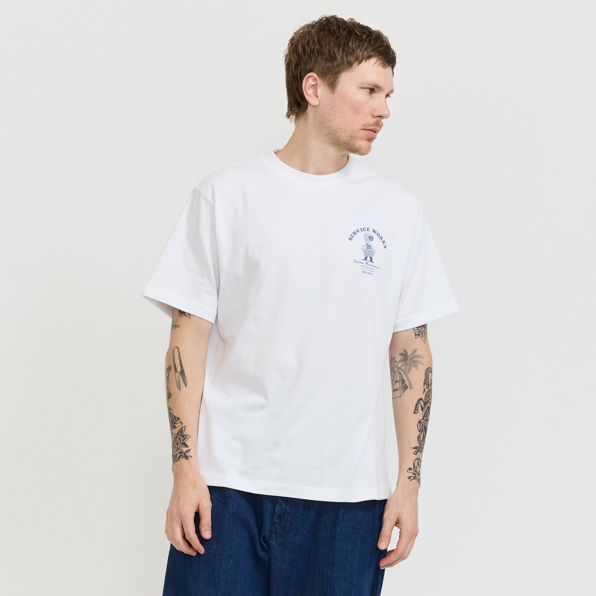 Service Works | Maintenance Tee White | Maplestore