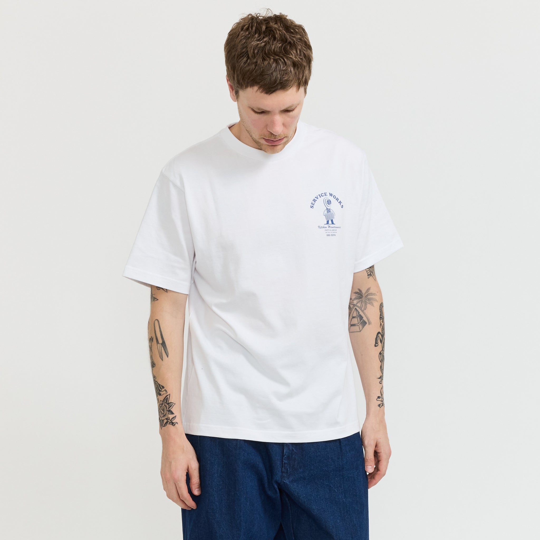 Service Works | Maintenance Tee White | Maplestore