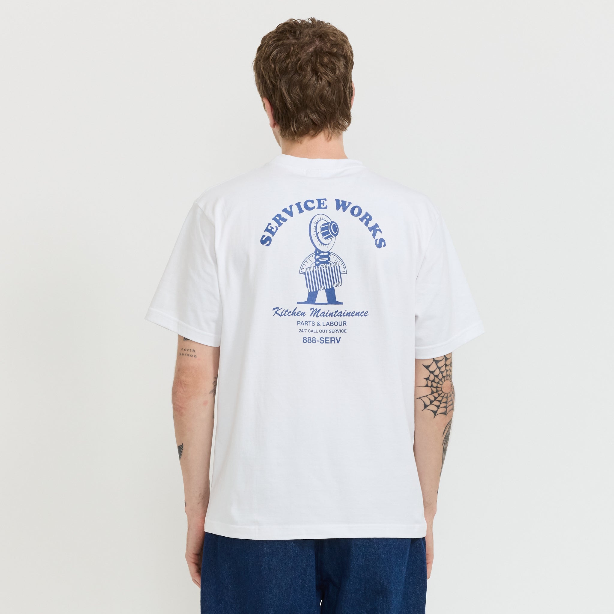 Service Works | Maintenance Tee White | Maplestore