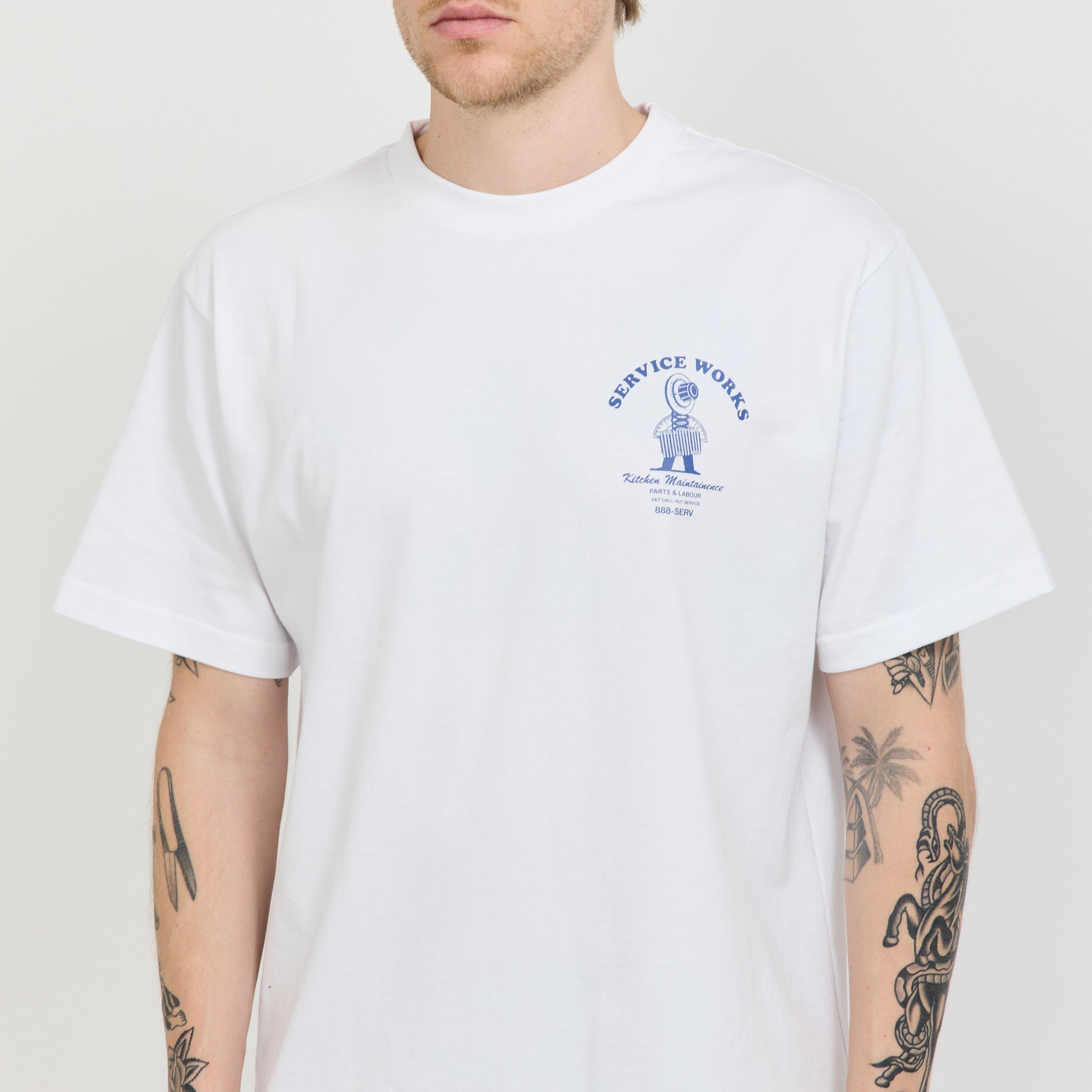 Service Works | Maintenance Tee White | Maplestore
