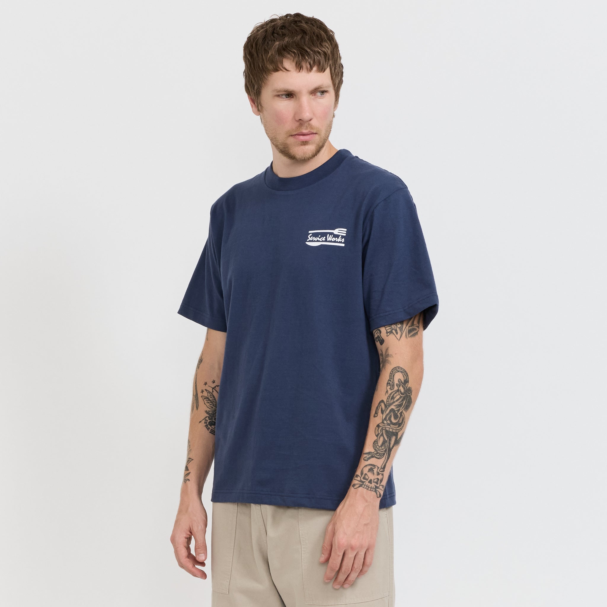 Milos Tee Navy