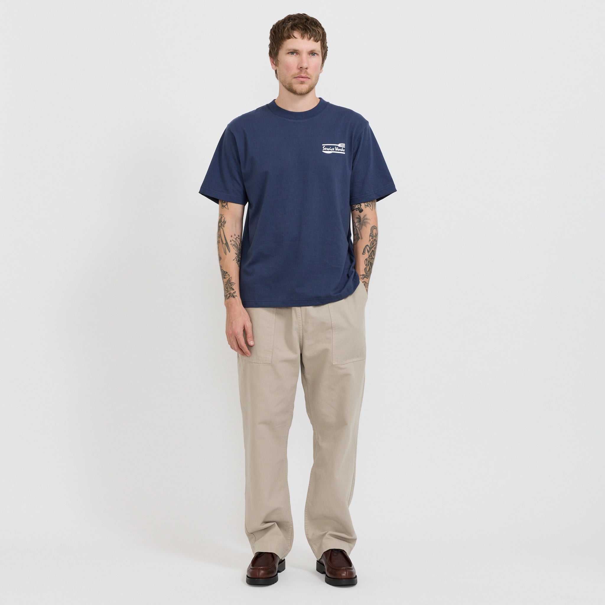 Milos Tee Navy