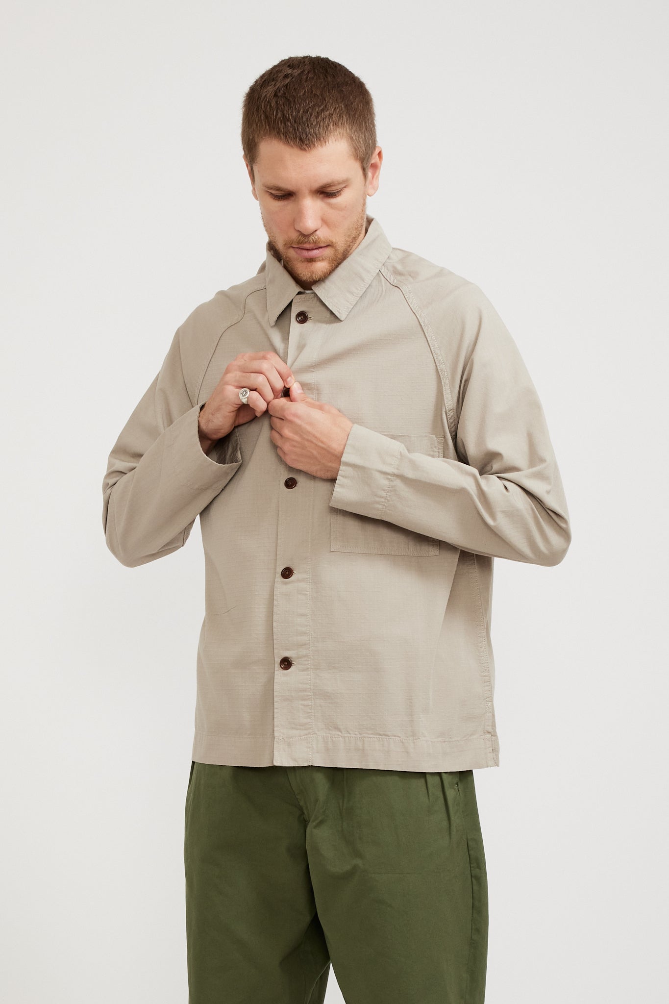 Service Works | Ripstop FOH Jacket Stone | Maplestore