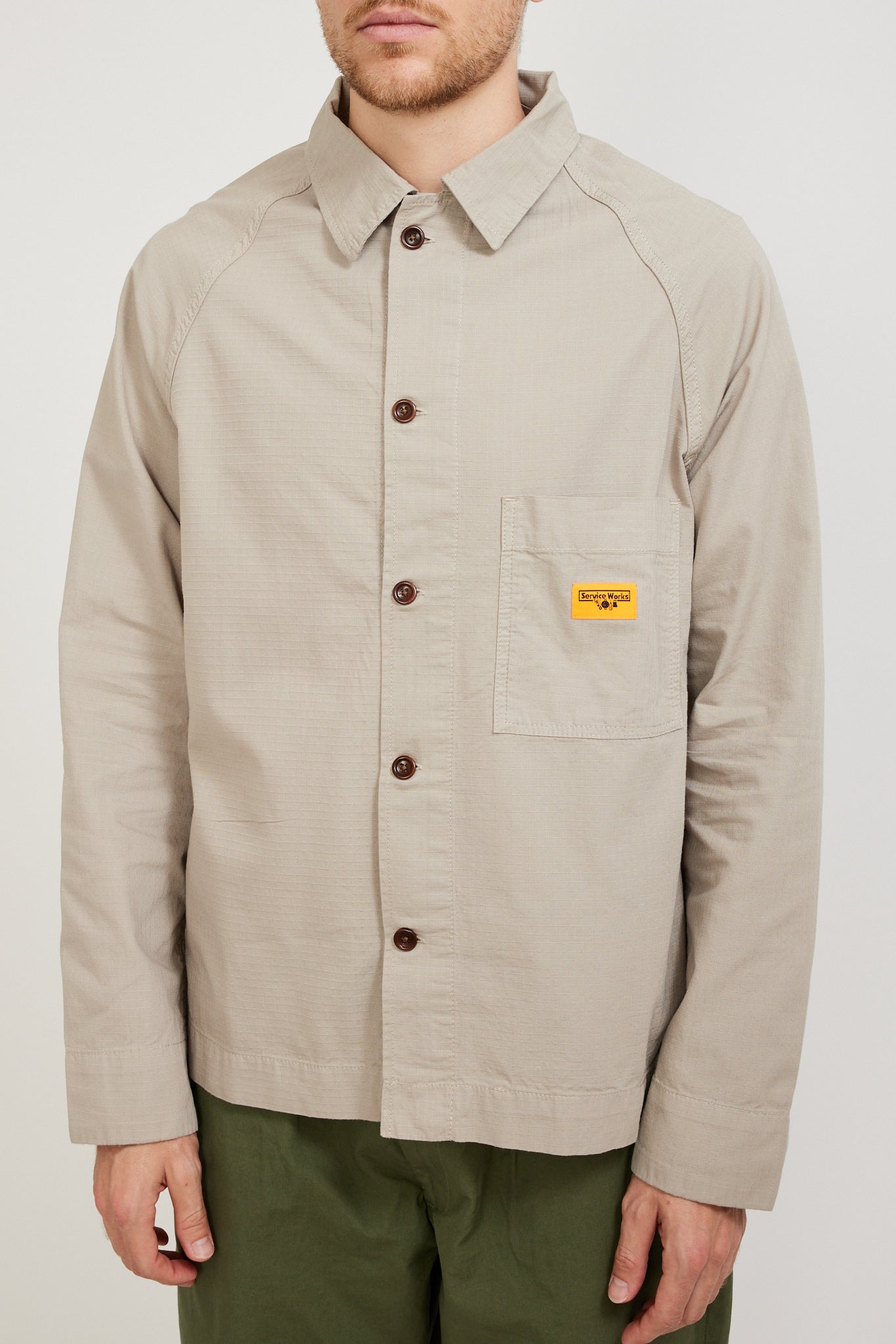 Service Works | Ripstop FOH Jacket Stone | Maplestore