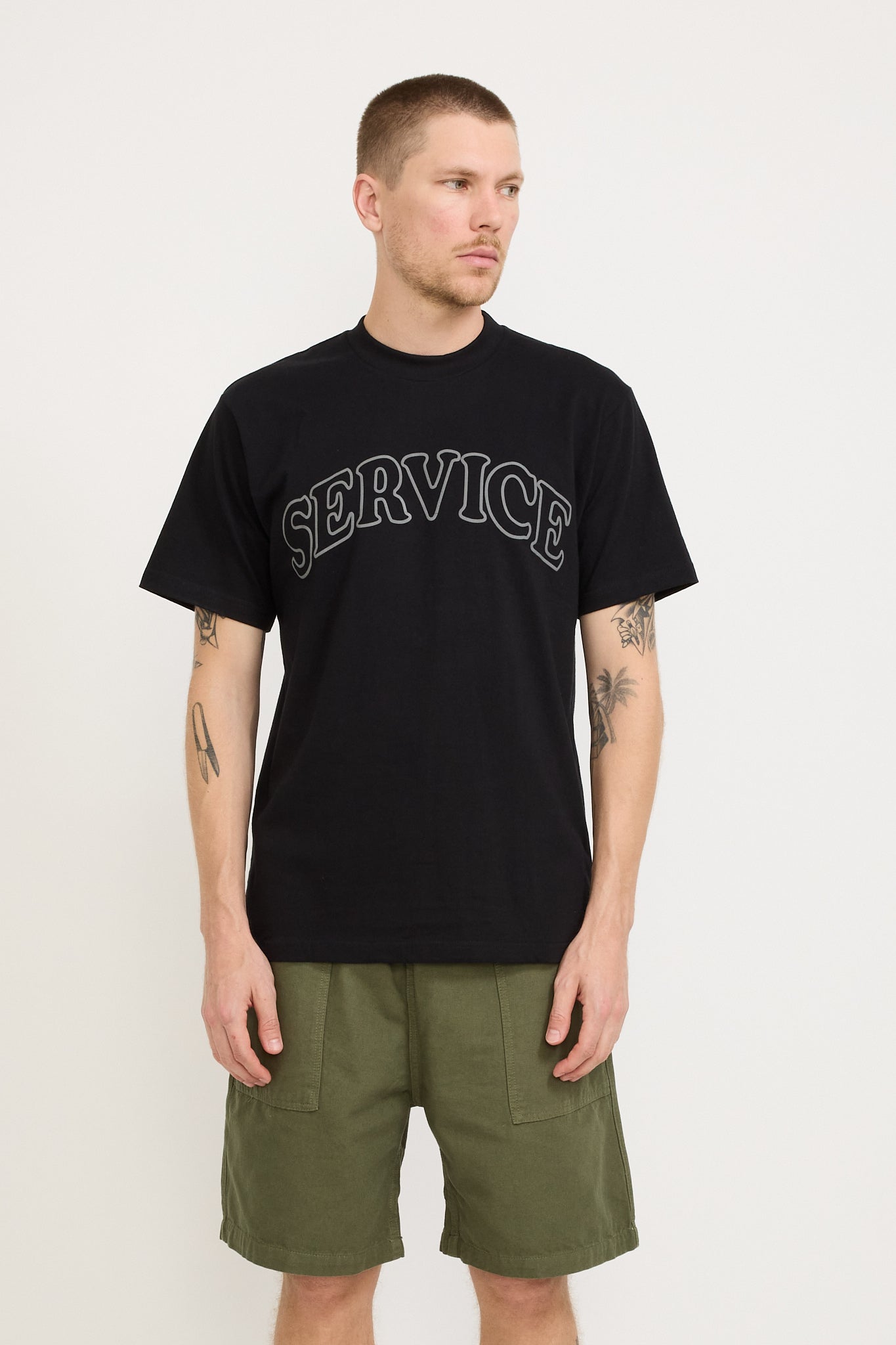 Service Works | Service Arch Logo Tee Black | Maplestore