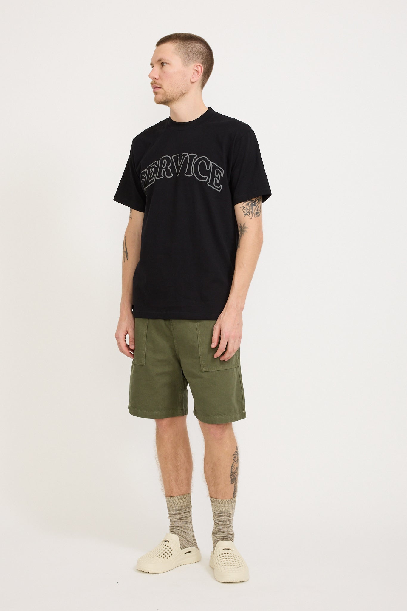 Service Works | Service Arch Logo Tee Black | Maplestore