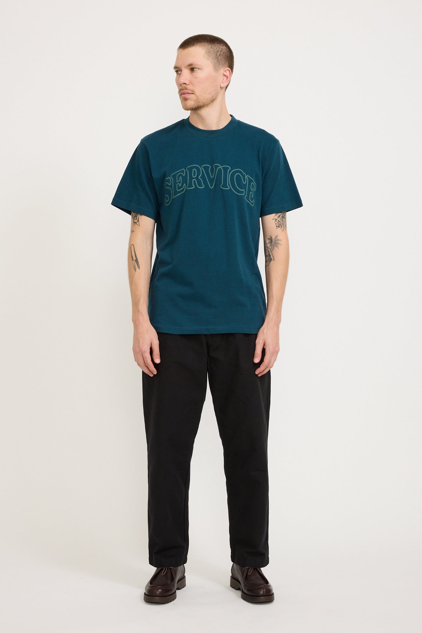 Service Works | Service Arch Logo Tee Petrol | Maplestore
