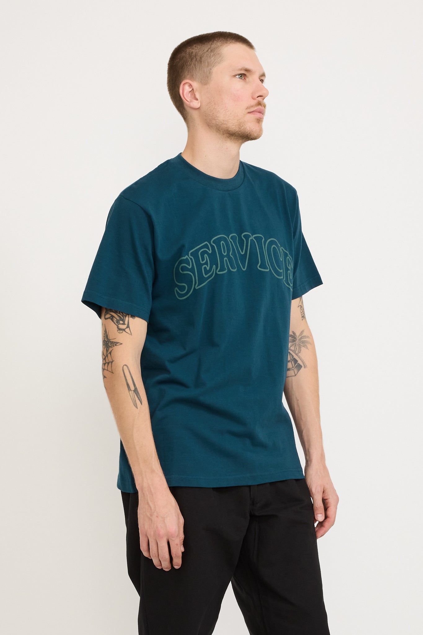 Service Works | Service Arch Logo Tee Petrol | Maplestore