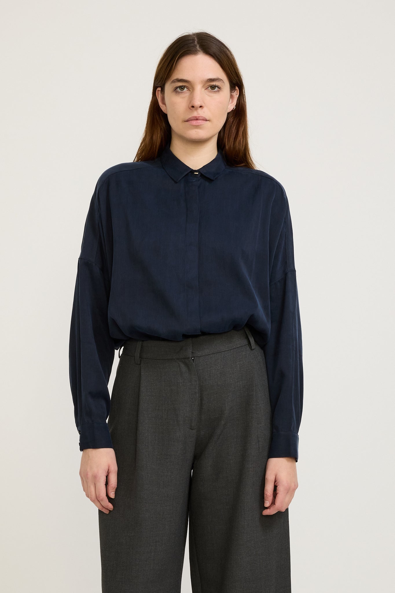 Sessun | Lady D Shirt Navy | Maplestore