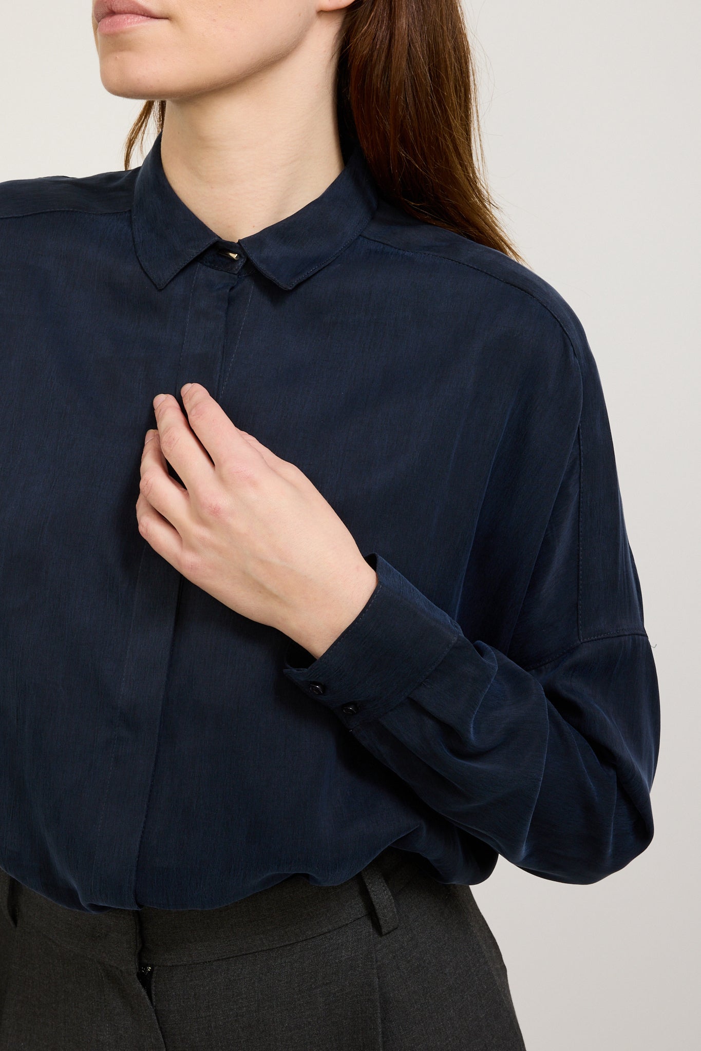 Sessun | Lady D Shirt Navy | Maplestore