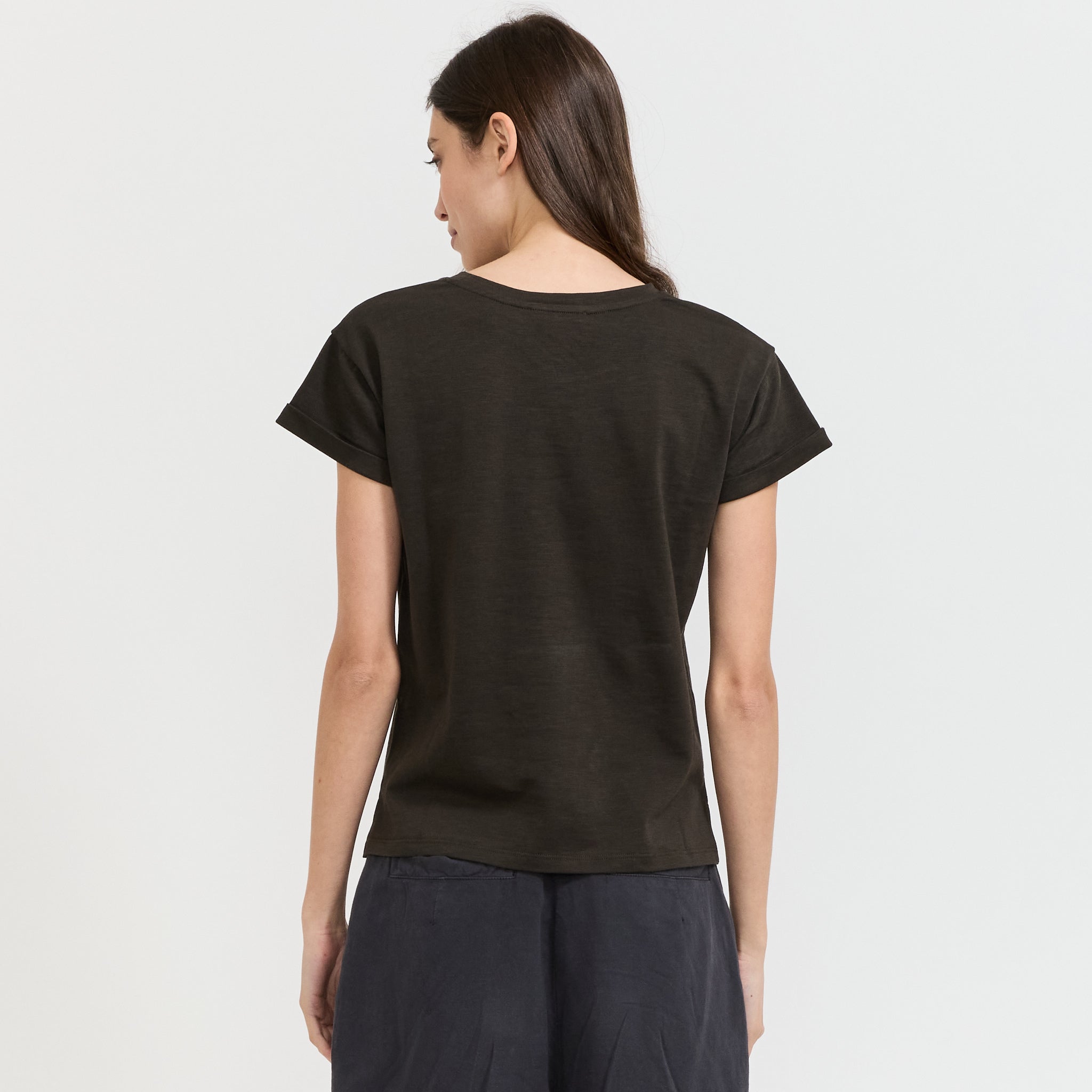 Albano T-Shirt Kaki Smoke