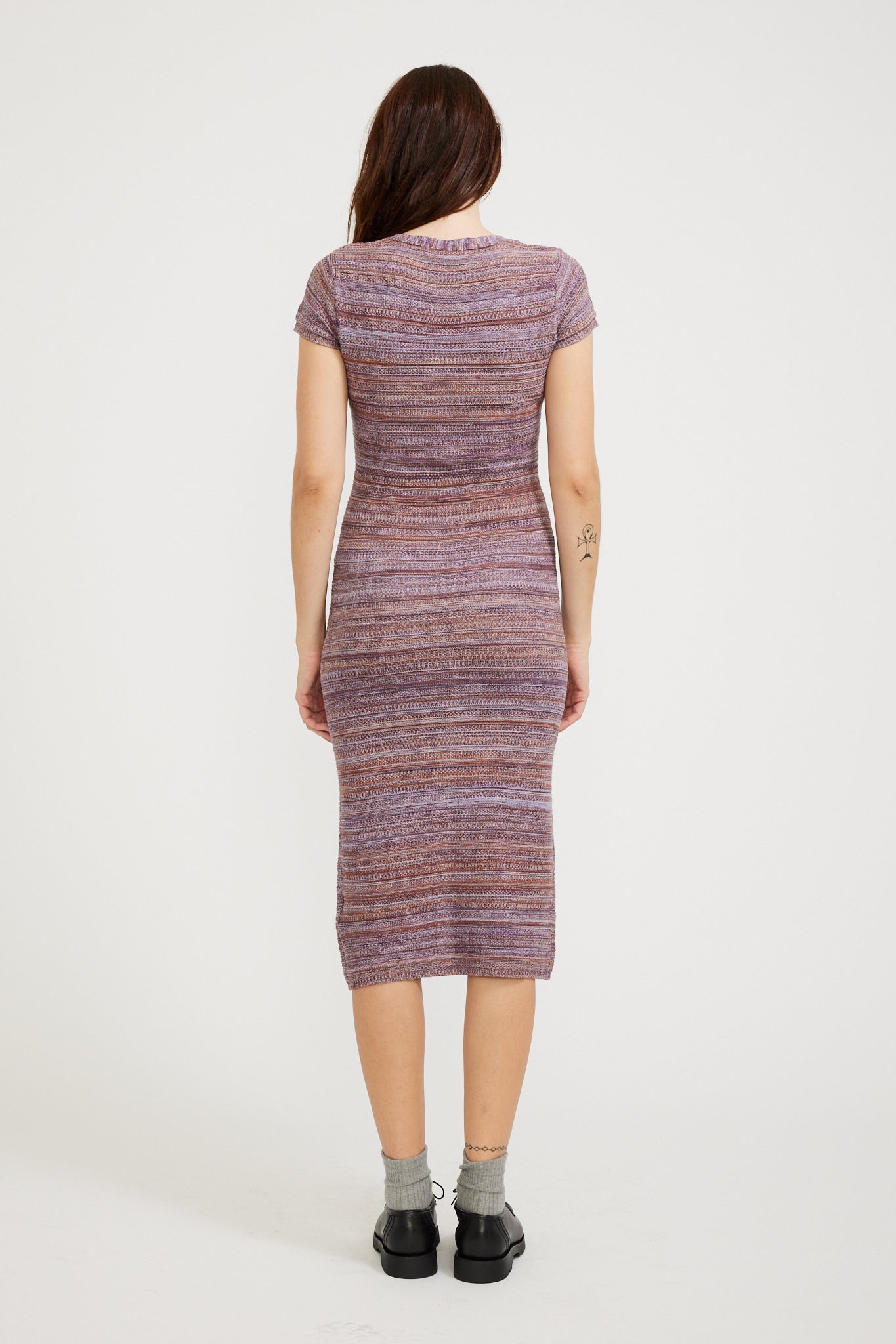 Sessun | Amaly Dress Purple Tan | Maplestore