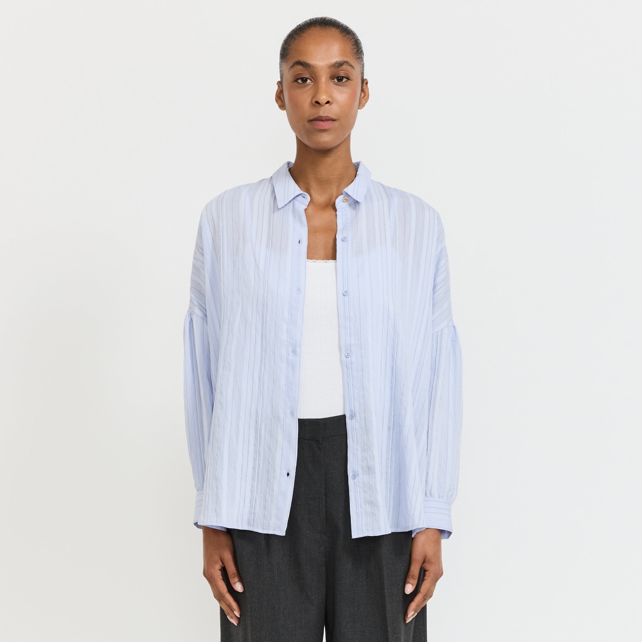 Botan Shirt Celeste