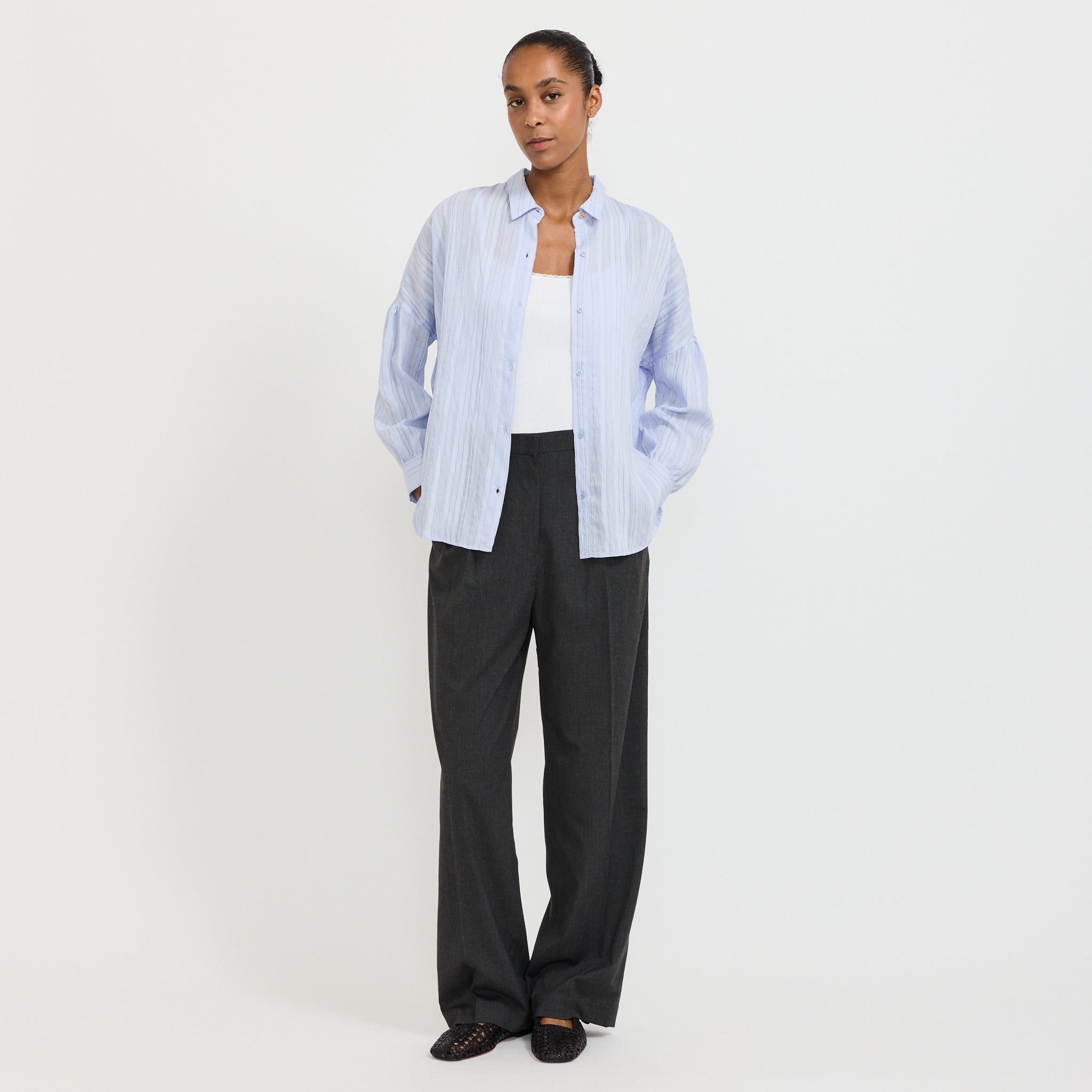Botan Shirt Celeste