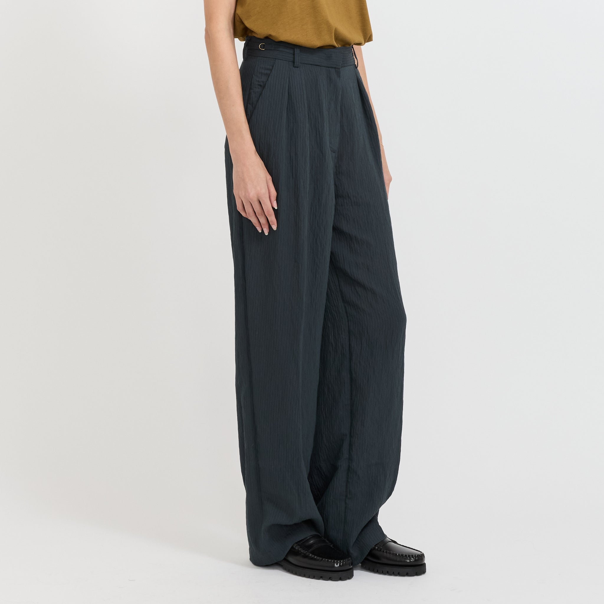 Sessun | Emisun Pants Smoke Green | Maplestore