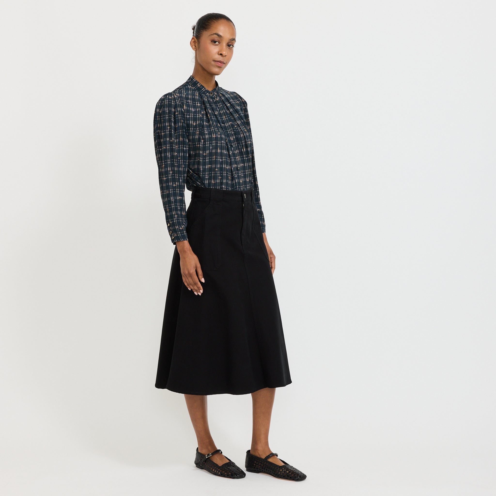 Esperanzo Shirt Check Ikat