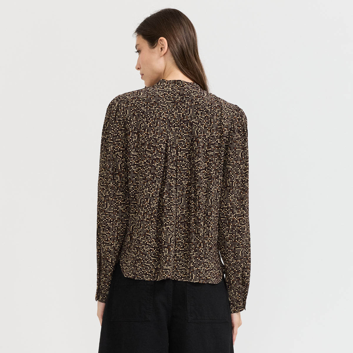 Sessun | Esperanzo Shirt Coffea Pianoroll | Maplestore
