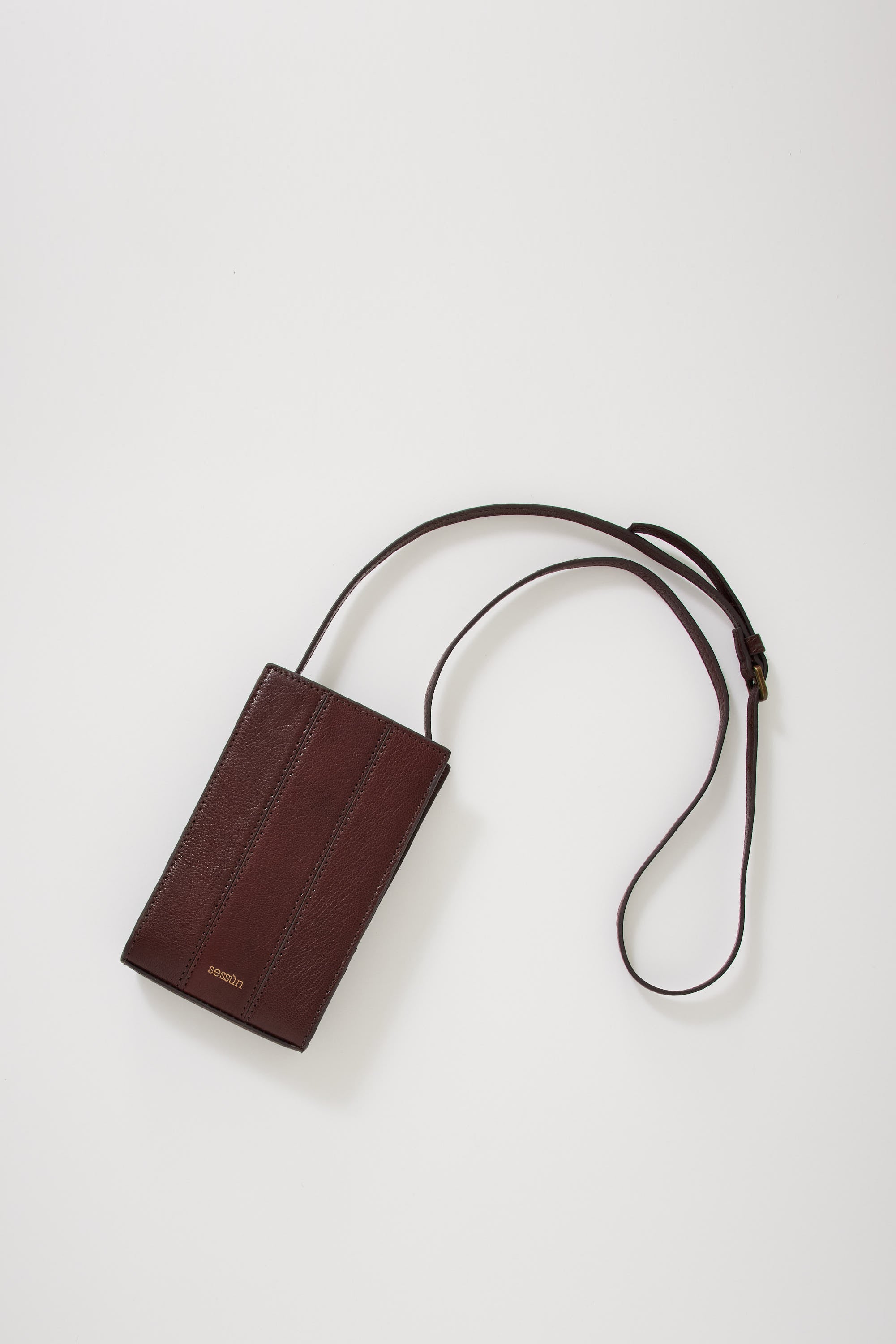 Sessun | Faraphone Bag Brown Whisky Leather | Maplestore