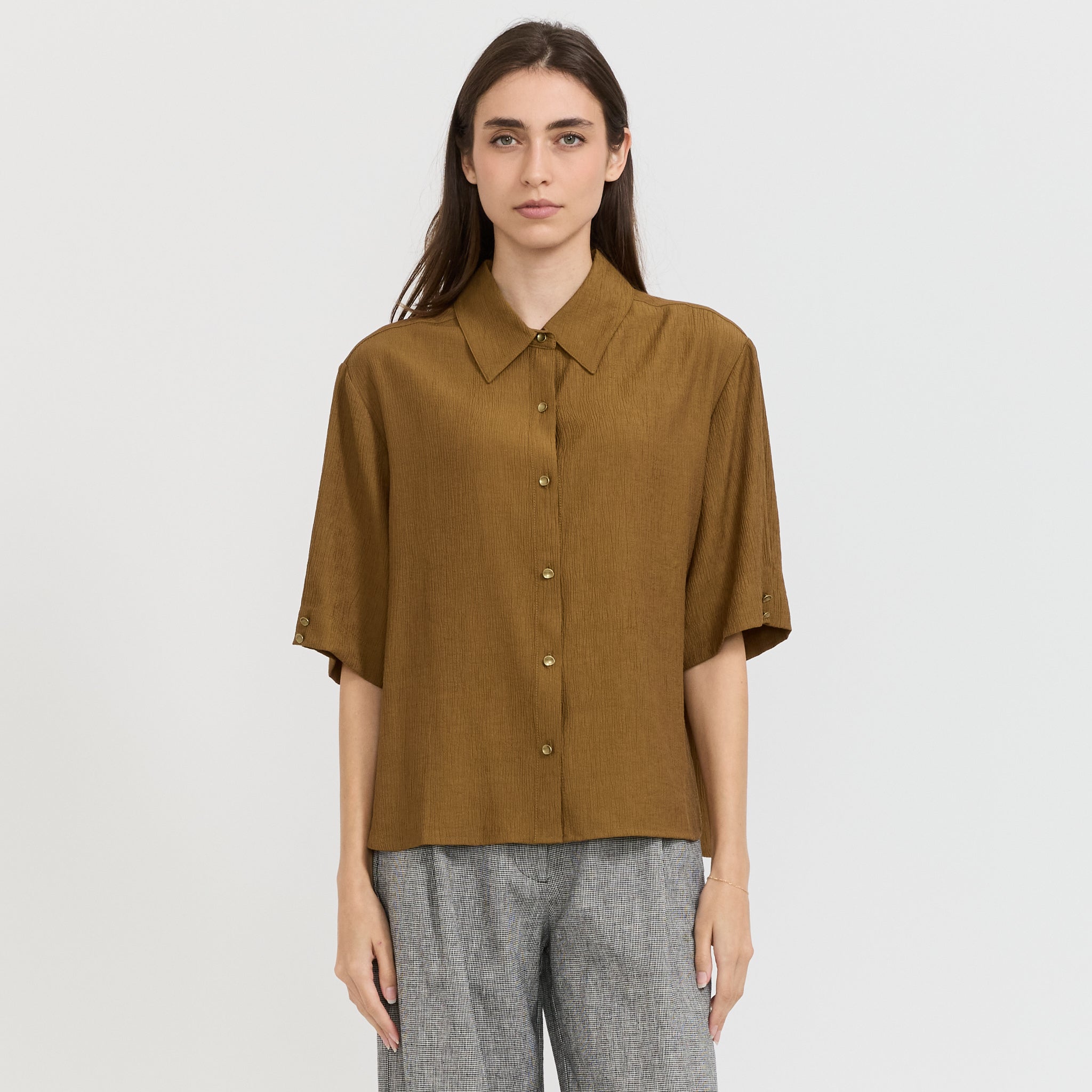 Sessun | Kalya Shirt Bronze | Maplestore