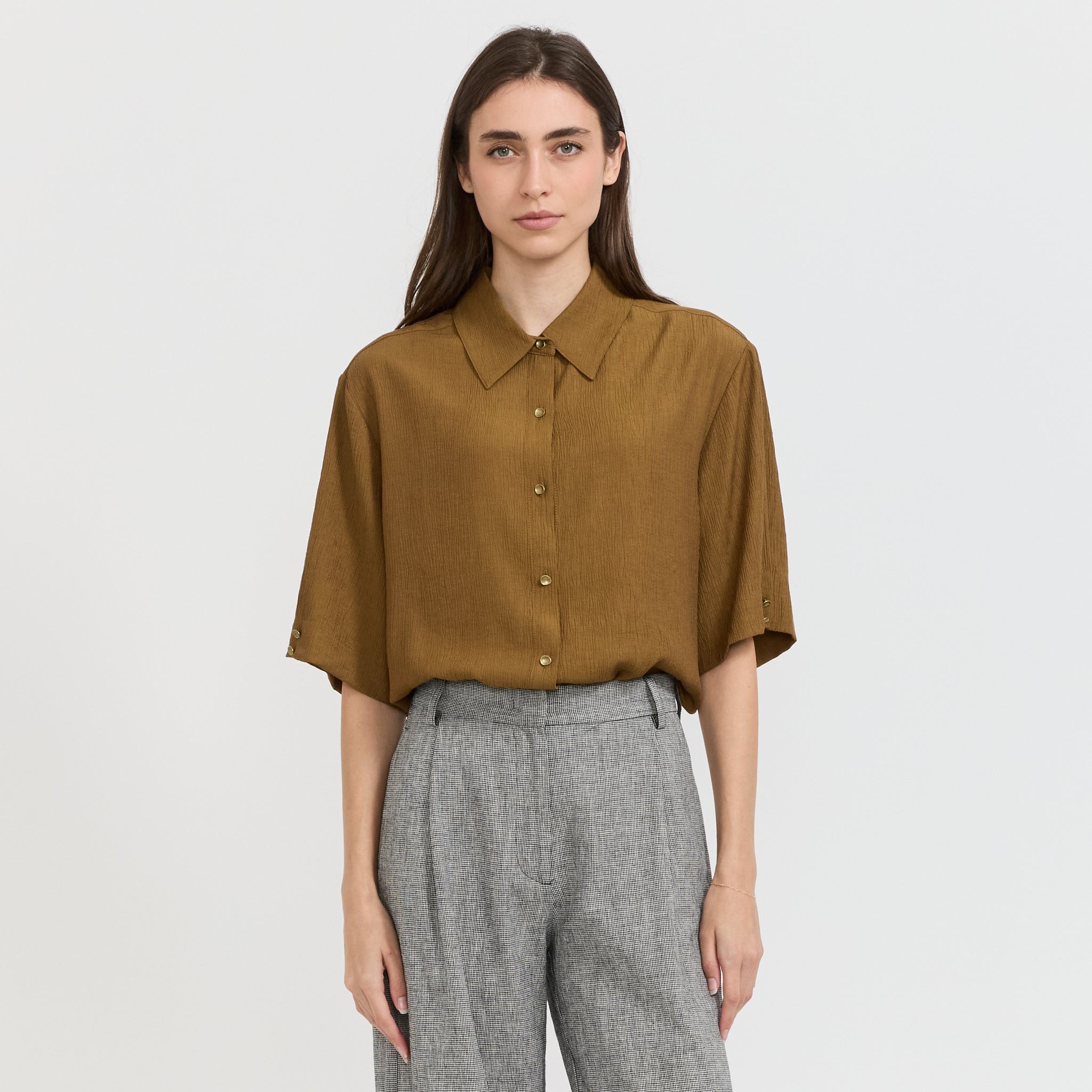 Sessun | Kalya Shirt Bronze | Maplestore