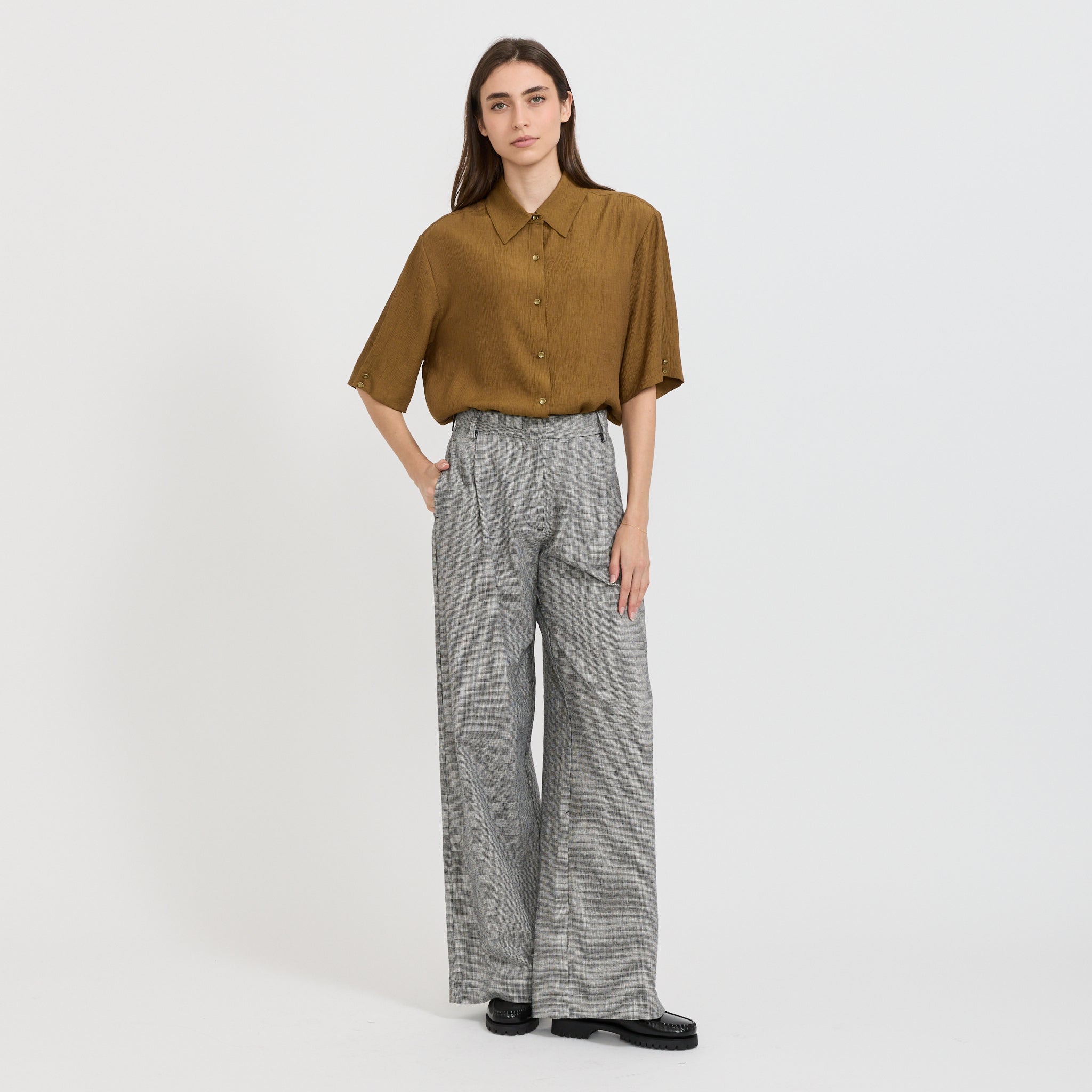 Sessun | Kalya Shirt Bronze | Maplestore