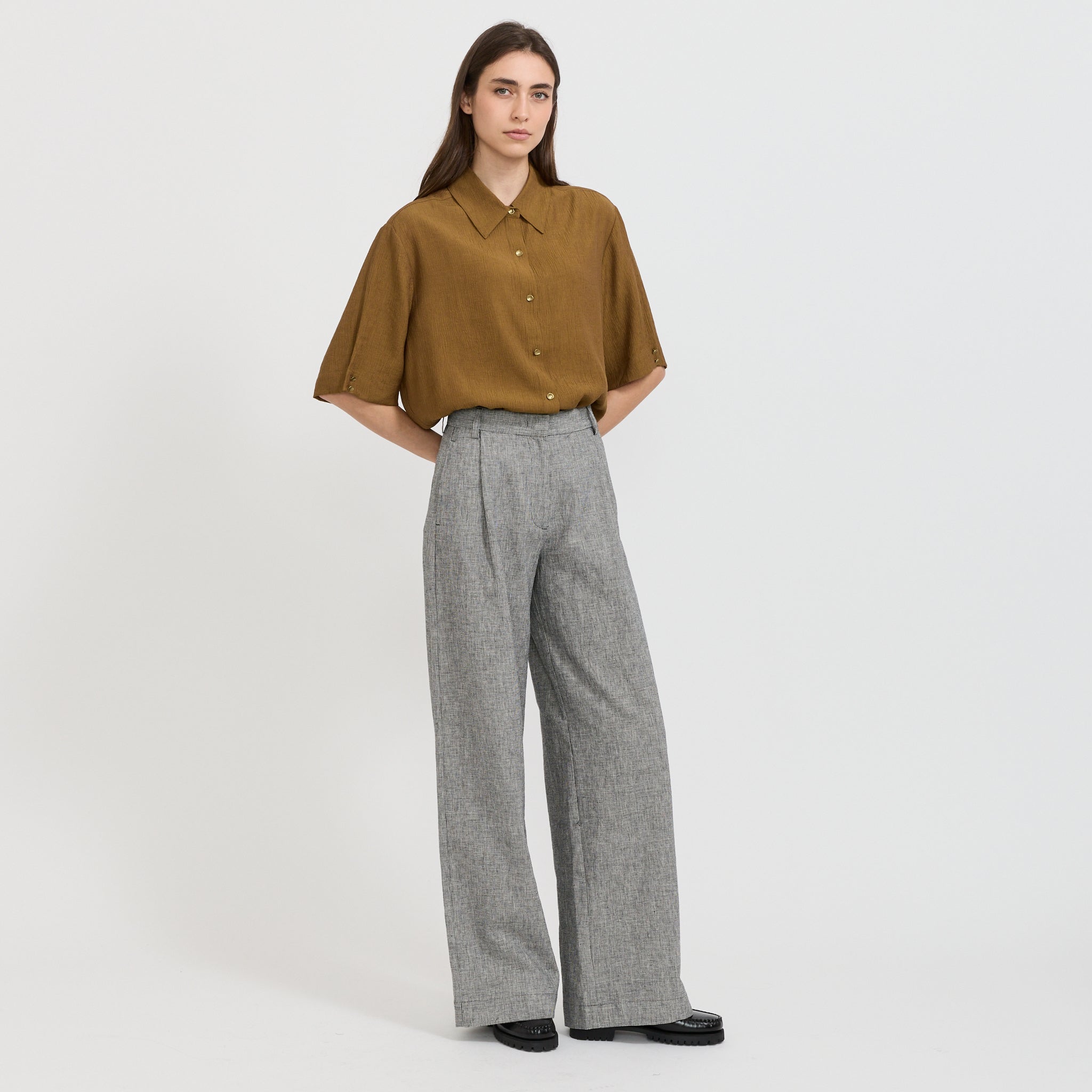 Sessun | Kalya Shirt Bronze | Maplestore