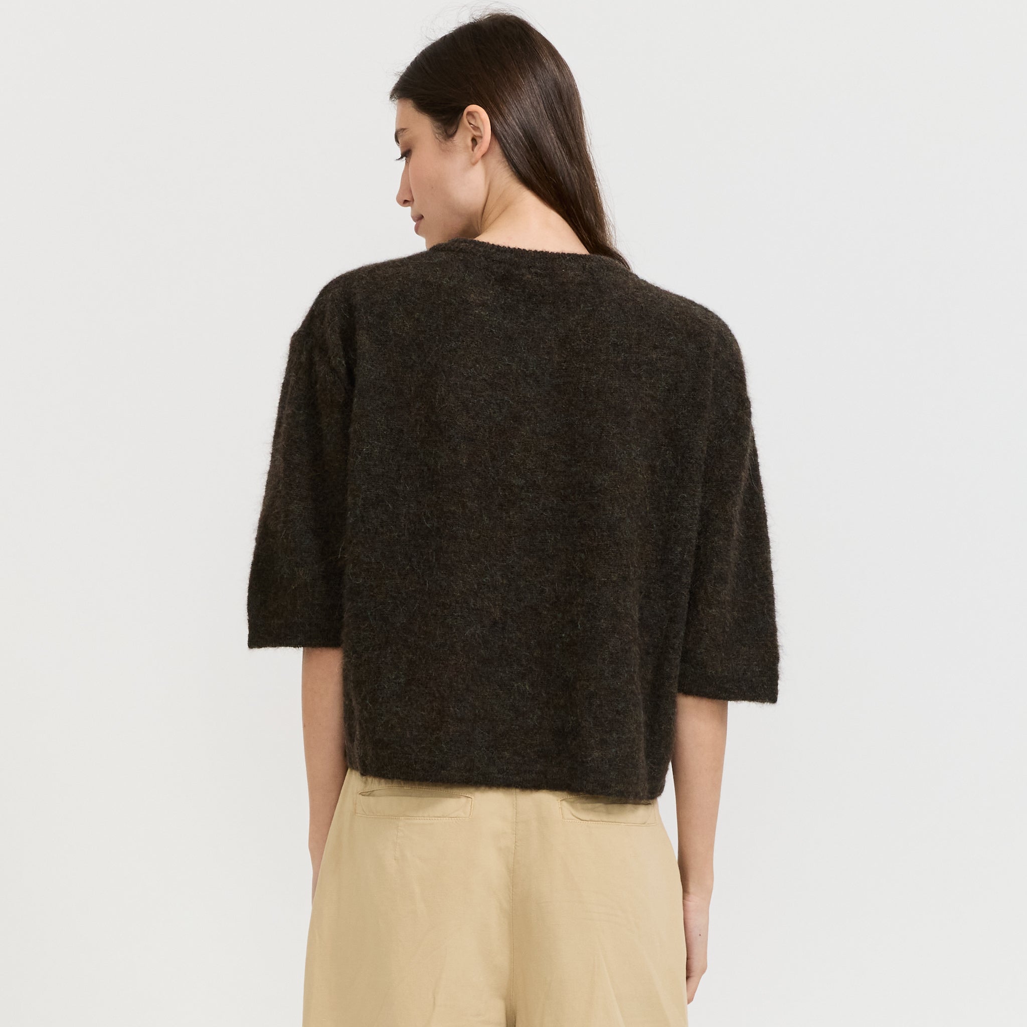 London S/S Jumper Lichen Mix