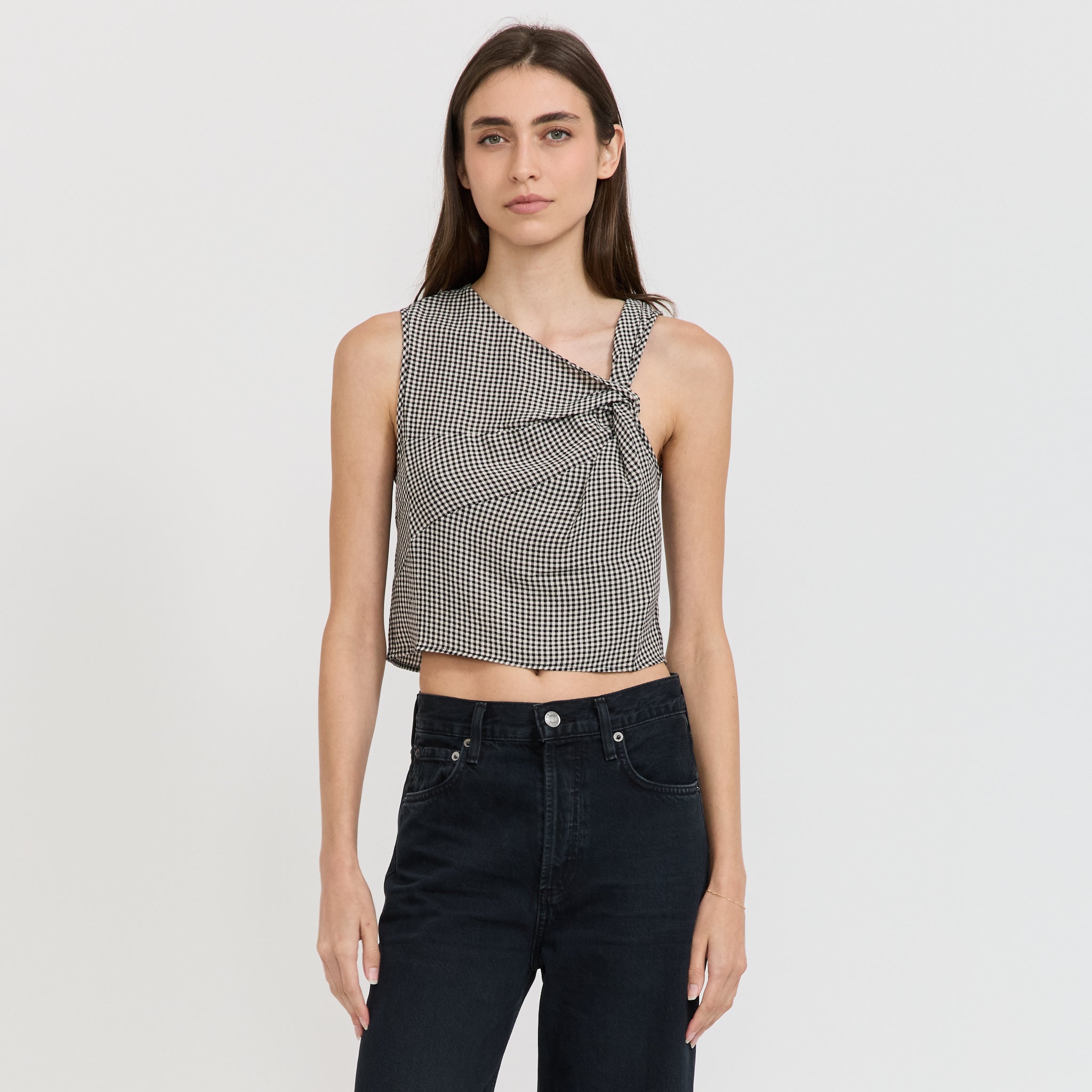 Sessun | Luma Top Whiblack | Maplestore