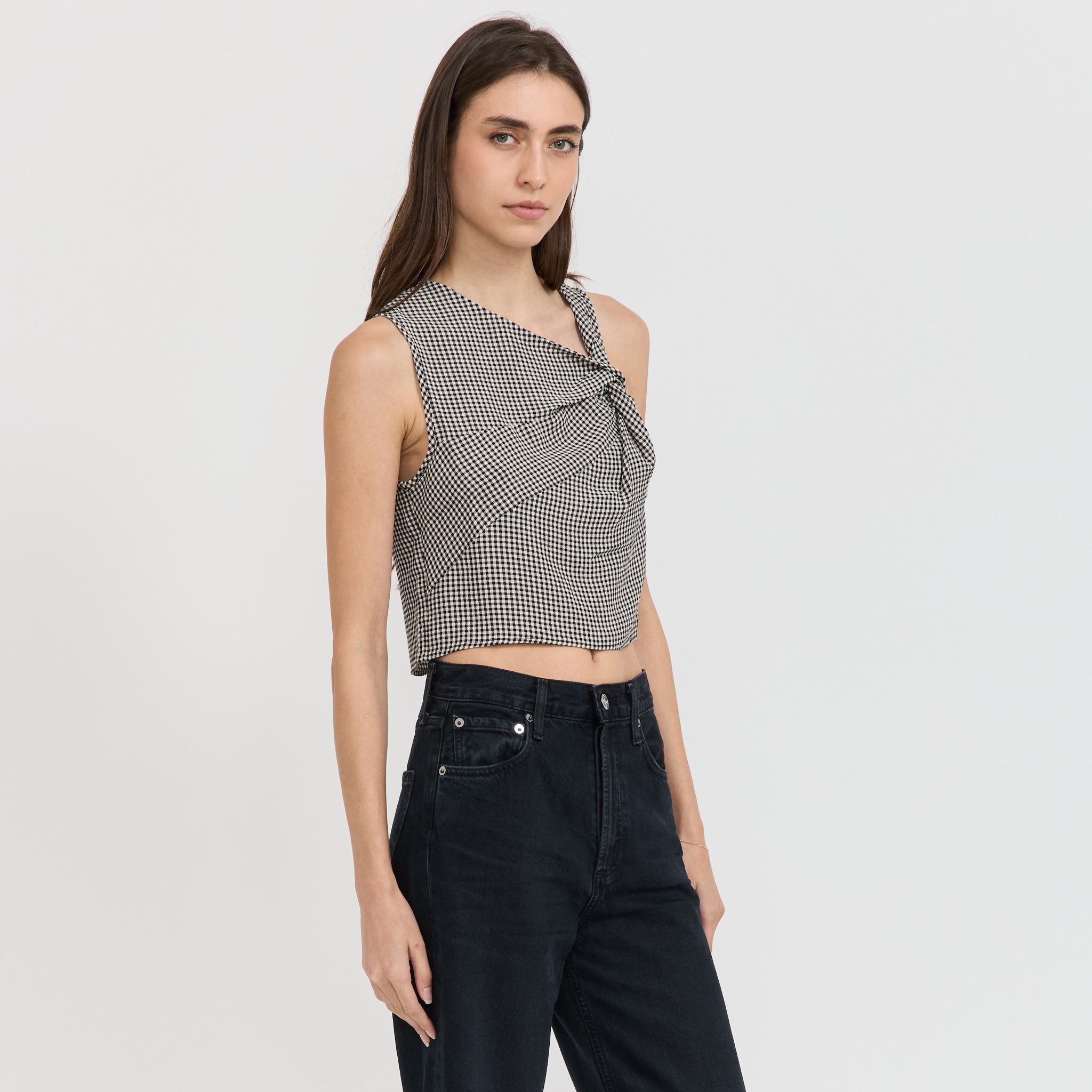 Sessun | Luma Top Whiblack | Maplestore